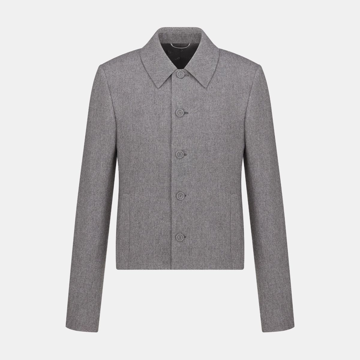 Dior o1bcso1str0226 Cropped Jacket in Grey Size US L / EU 52-54 / 3 - 1 Thumbnail