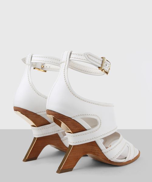 Alexander McQueen o1y0225 Mules in White Size US 8 / IT 38 - 2 Thumbnail