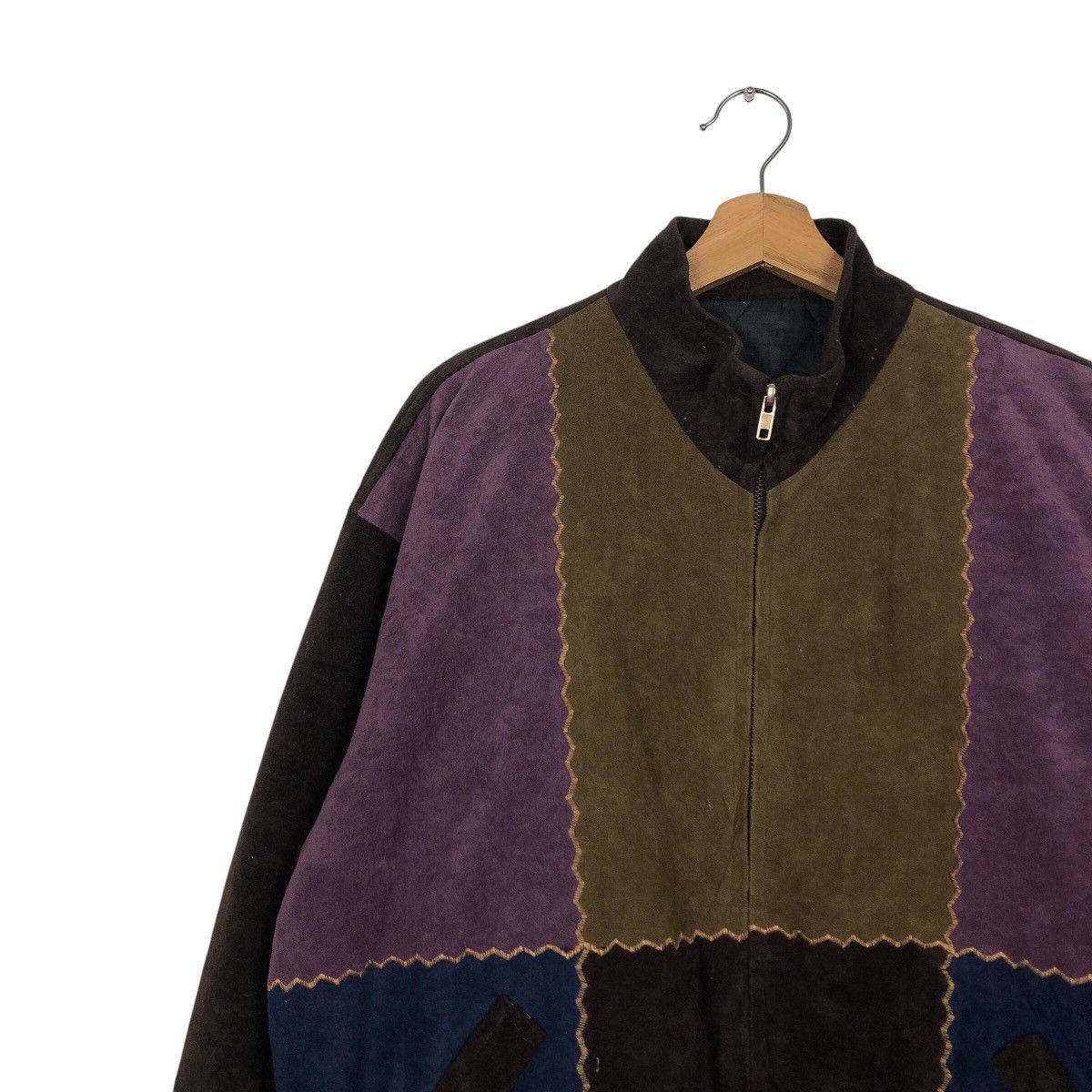 Japanese Brand 📌Vintage Bomber Jacket Multi Colour Issey Miyake Size US M / EU 48-50 / 2 - 7 Thumbnail