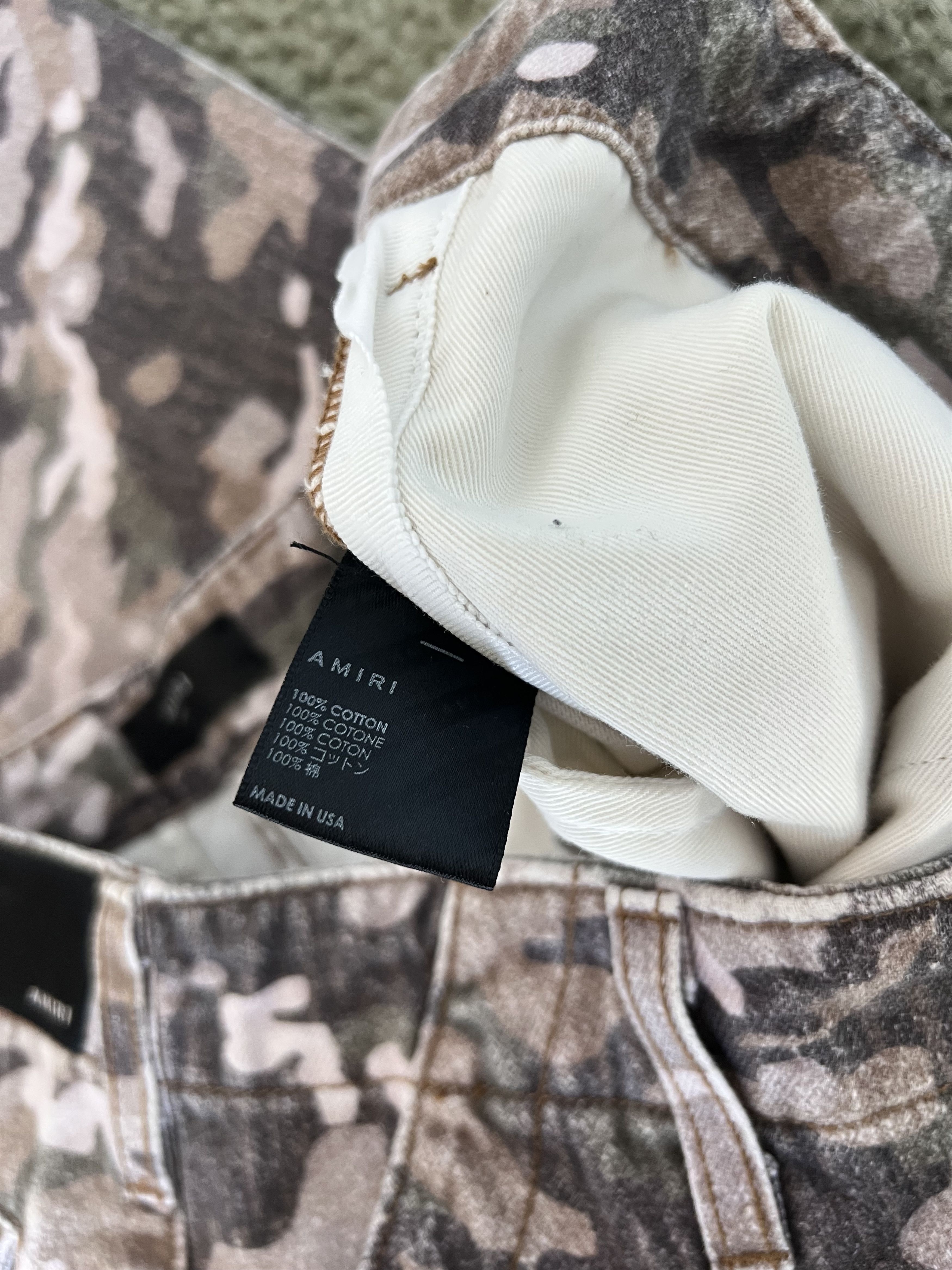 Amiri Amiri M65 Cargo Pants in Camouflage Size US 31 - 10 Thumbnail