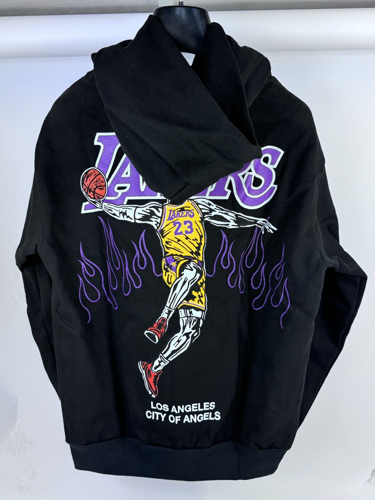 Warren Lotas LAKERS PRINT HOODIE Size US M / EU 48-50 / 2 - 2 Thumbnail