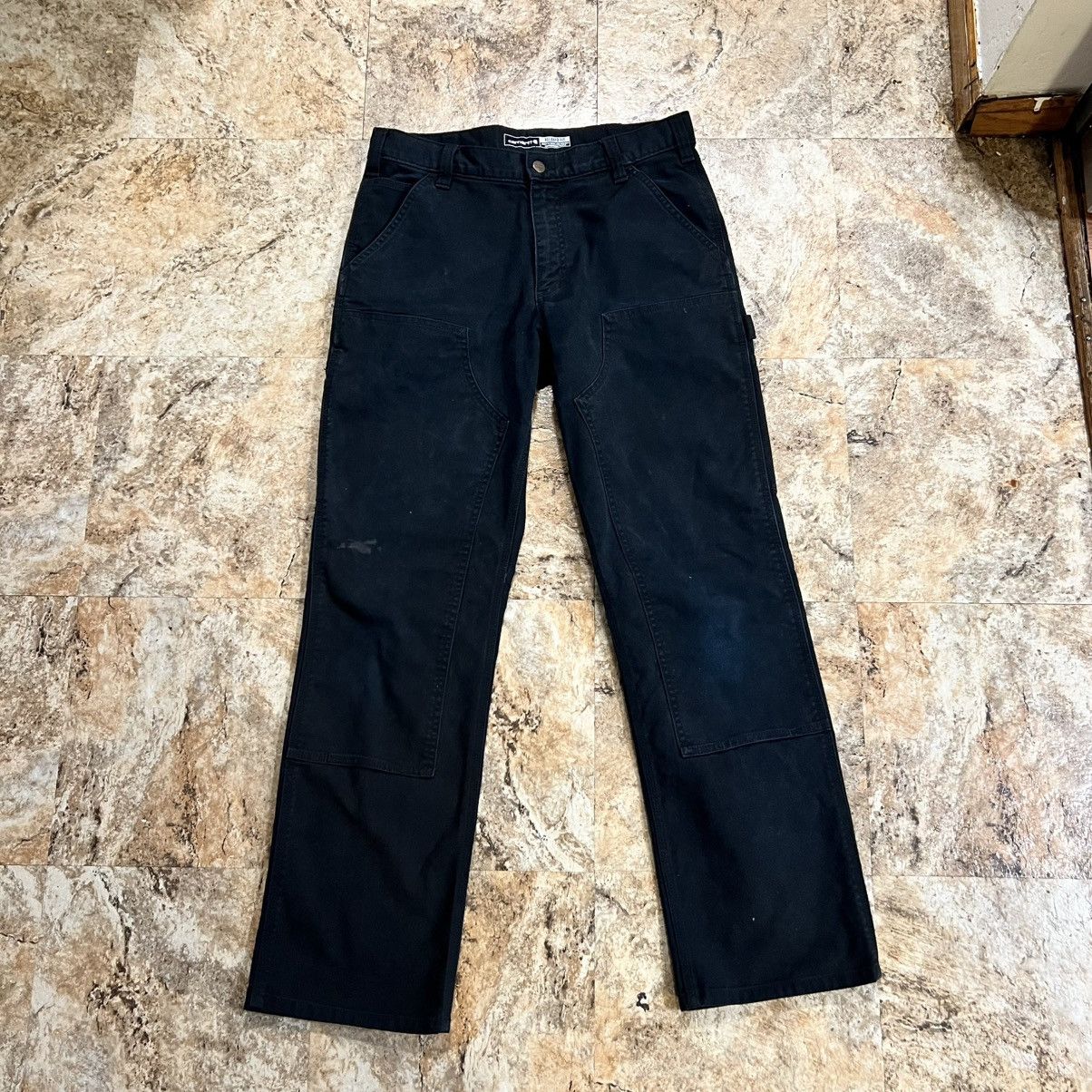 Carhartt Black Double Knee Carhartt Pants Size US 32 / EU 48 - 1 Thumbnail