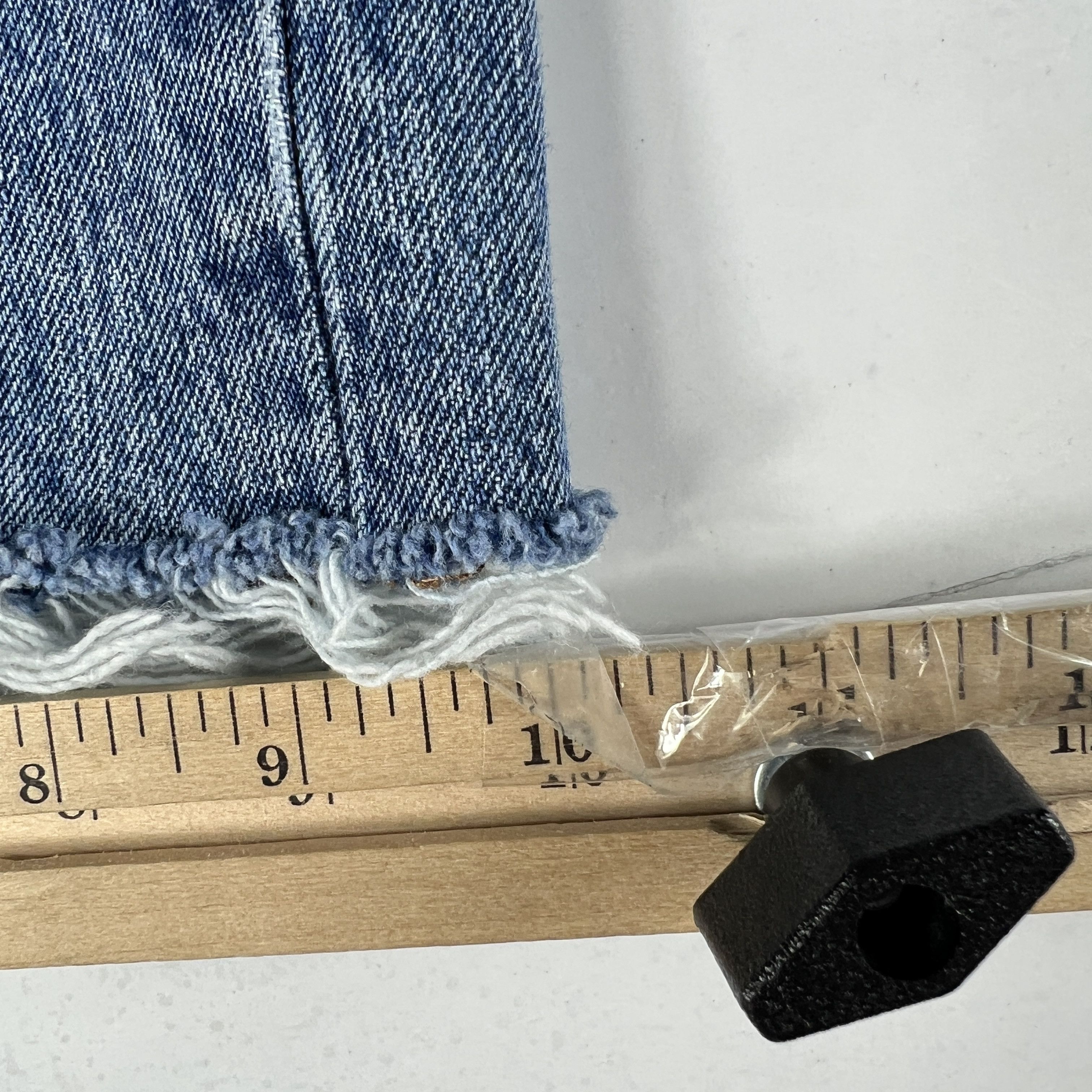 Levi's Levi's Jean Shorts 501 Straight Faded Cut Off Denim Jorts Size US 35 - 15 Thumbnail