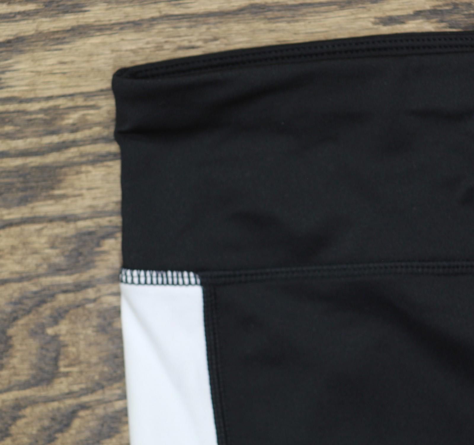Other Nwt Id Ideology Petite Capri Leggings Noir White / Black Pm Size 32" / US 10 / IT 46 - 6 Thumbnail