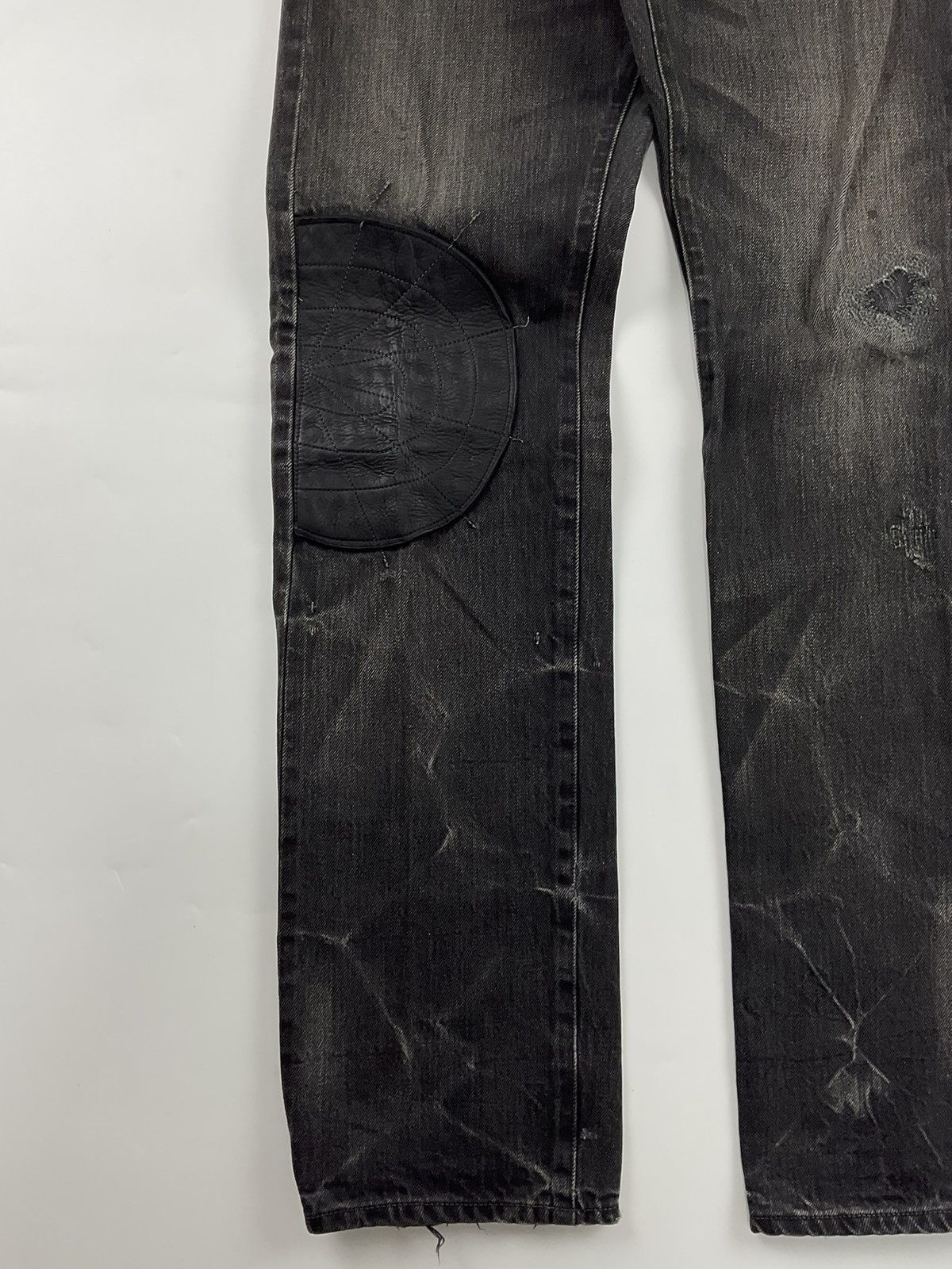 Neighborhood Neighborhood F/W'09 Black Icon Narrow Straight Denim Size US 34 / EU 50 - 5 Thumbnail