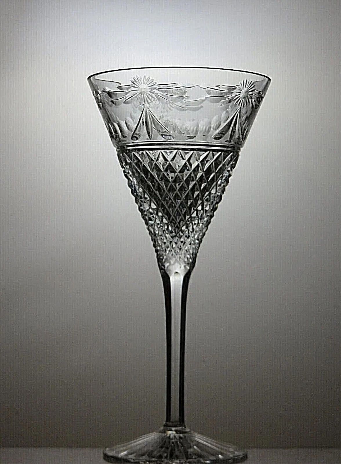 Starter Stuart Crystal "Beaconsfield" Cut Claret Wine Glass 7 3/4" Size ONE SIZE - 2 Thumbnail