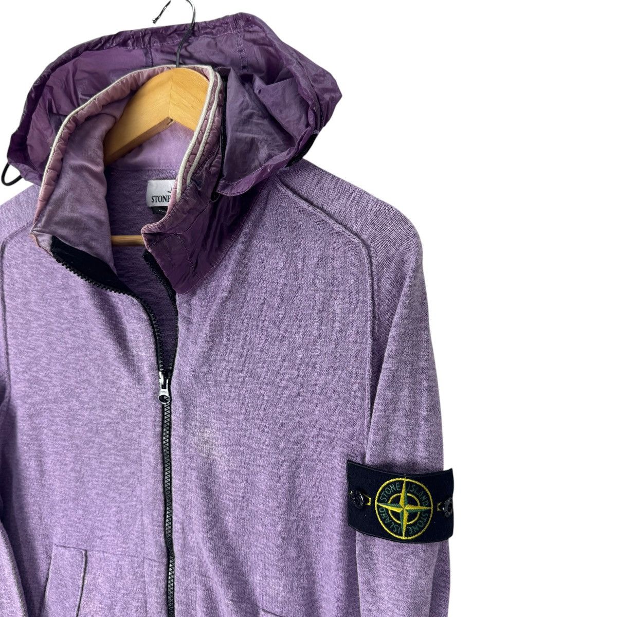 Stone Island 🌟STONE ISLAND HOODIE SS2014 MUSSOLA GOMMATA SWEATER Size US S / EU 44-46 / 1 - 7 Thumbnail
