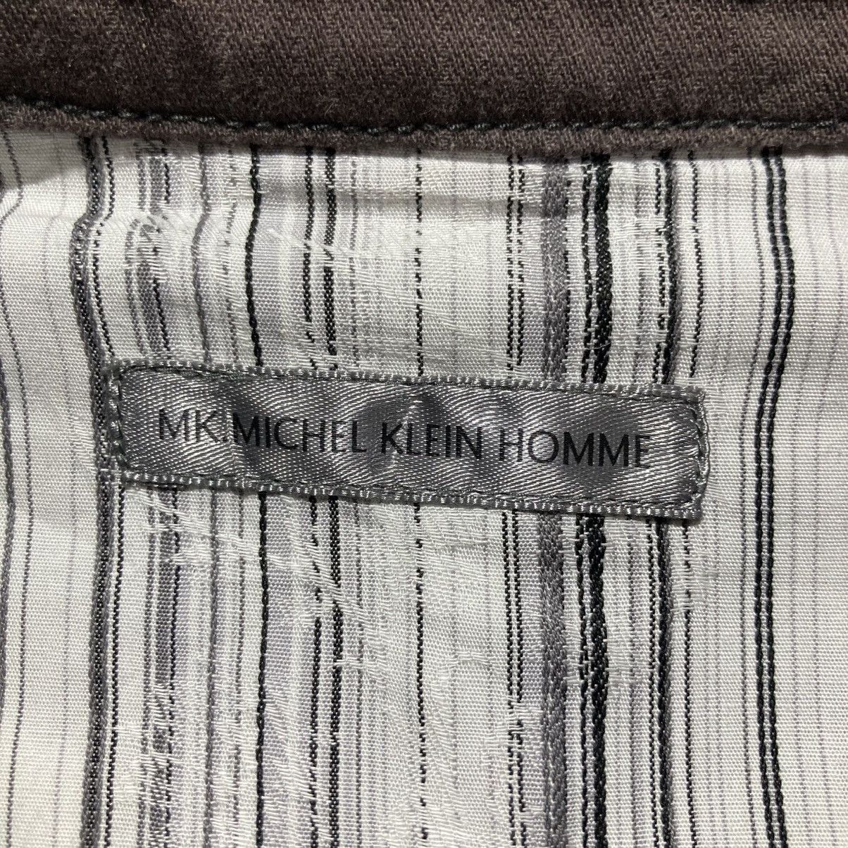 Michel Klein Vintage Michel Klein Homme Paris Coated Jacket Brown Luxury Size US L / EU 52-54 / 3 - 18 Thumbnail