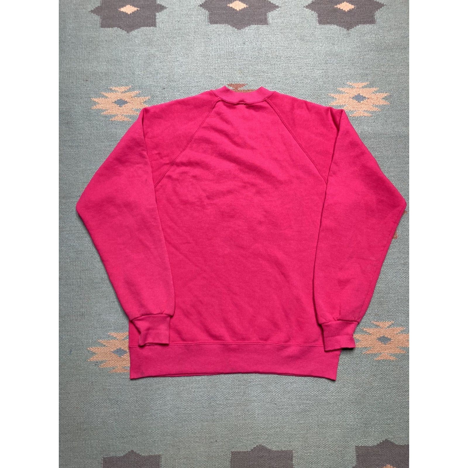 Jerzees VINTAGE Jerzees Sweatshirt Crewneck Patchwork Flowers Handmade Raglan USA Large Size US L / EU 52-54 / 3 - 5 Thumbnail