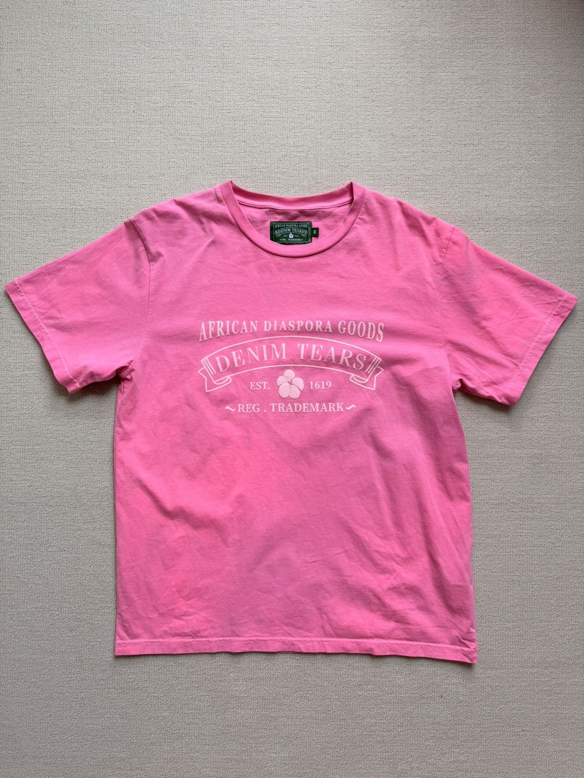 DENIM TEARS Denim Tears ADG SS Tee Pink Size US M / EU 48-50 / 2 - 1 Thumbnail
