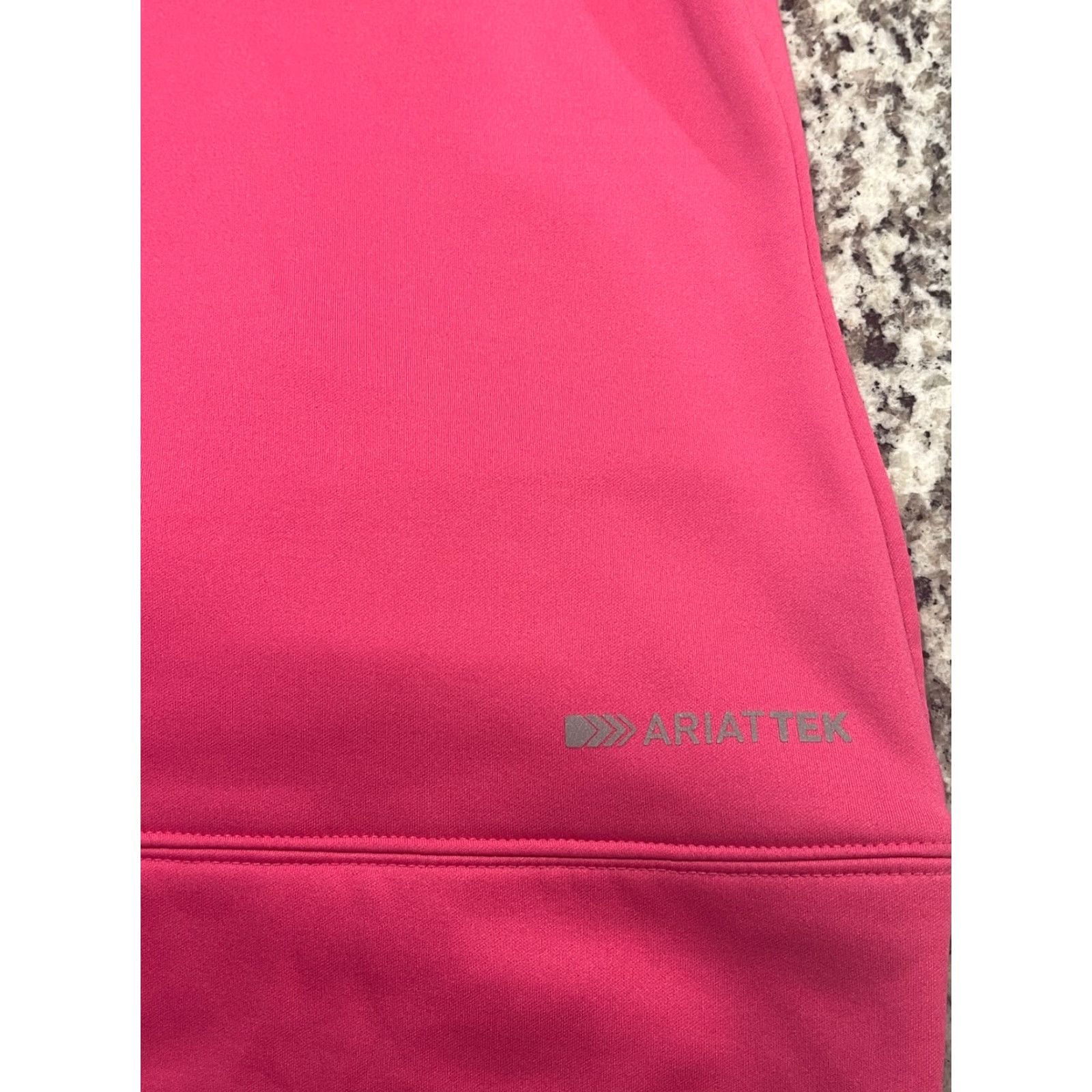 Ariat Ariat Tek Hoodie Womens XL Pink Cold Series Rivet Pocket Hood V Neck Logo Thumb Hoodie Women L Pink Size L / US 10 / IT 46 - 6 Thumbnail