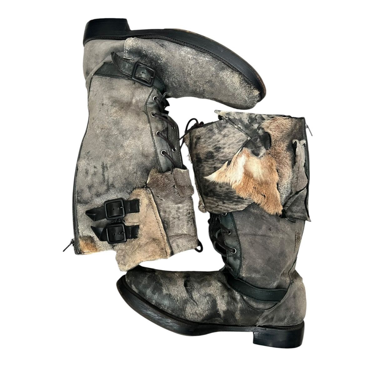 Yasuyuki Ishii Yasuyuki ishii fur variant boots | Grailed