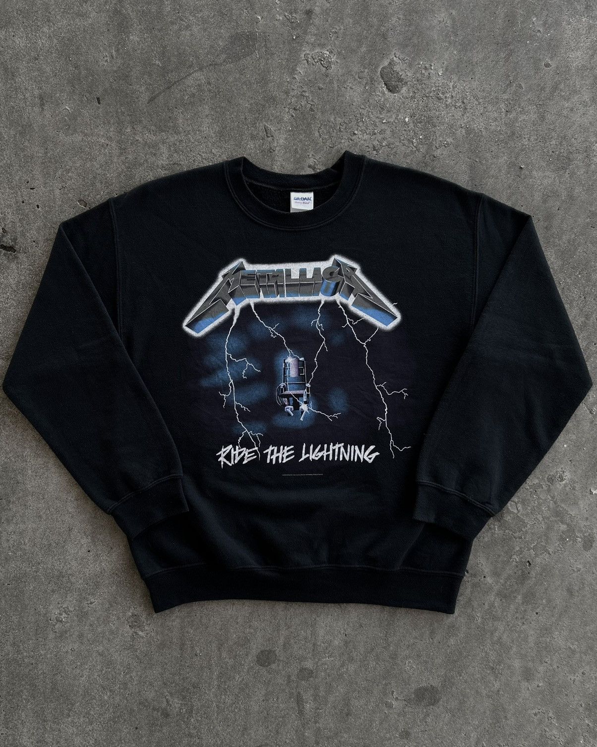Metallica Rare Metallica Ride The Lightning Sweatshirt Size US M / EU 48-50 / 2 - 1 Thumbnail