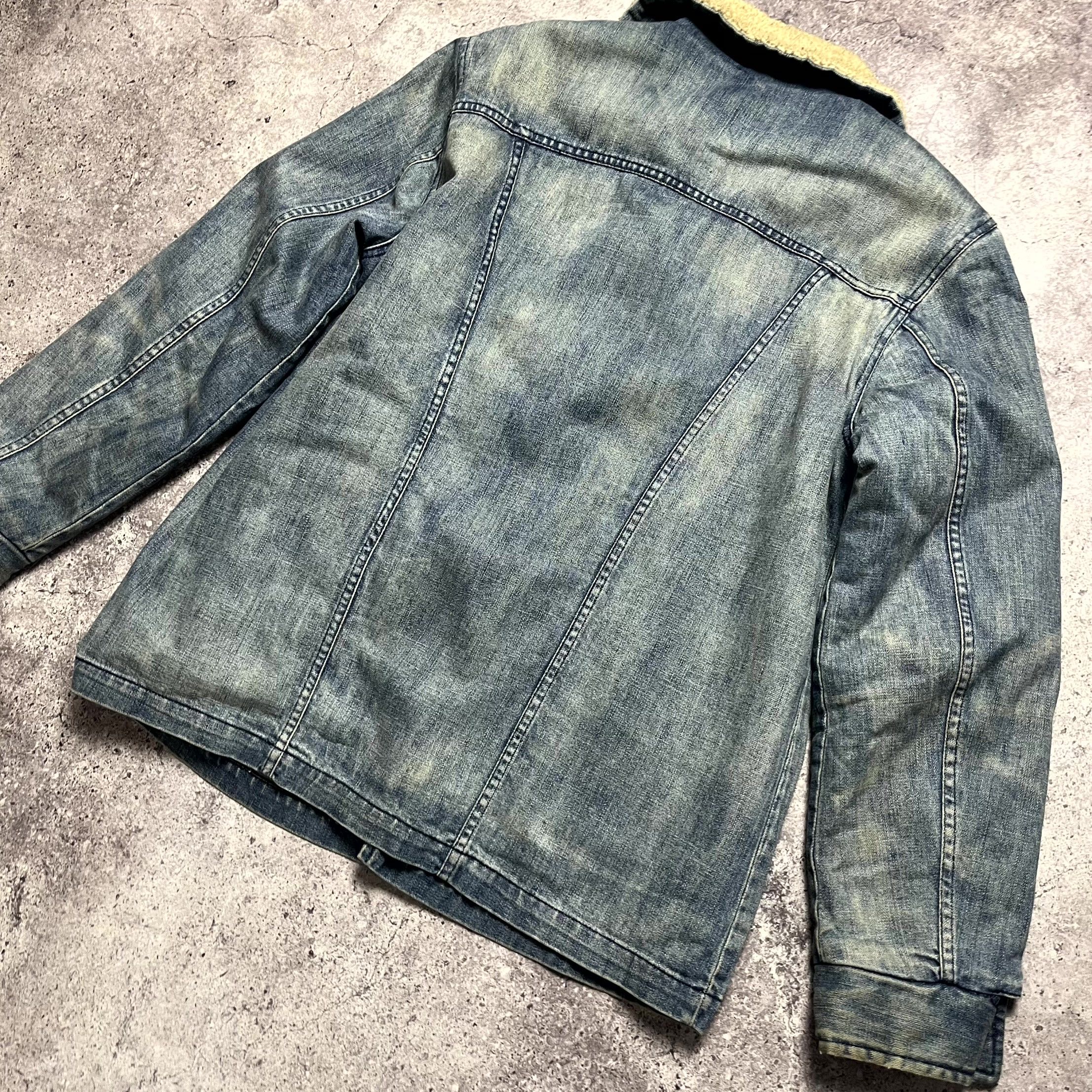 Pepe Jeans Pepe Jeans Sherpa Denim Washed Blue Trucker Jacket Size M Size US M / EU 48-50 / 2 - 12 Thumbnail