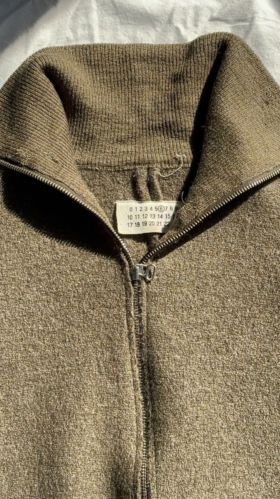 Maison Margiela MM6 Wool Khaki Jacket Size S / US 4 / IT 40 - 2 Thumbnail