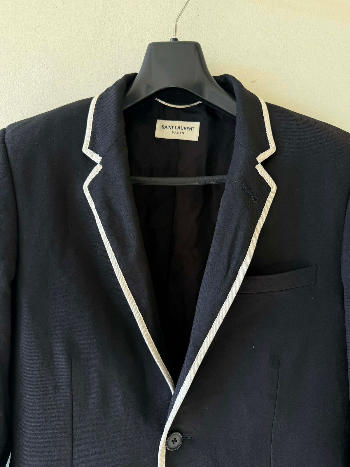 Saint Laurent Paris Saint Laurent by hedi slimane wool blazer jacket Size 48R - 2 Thumbnail