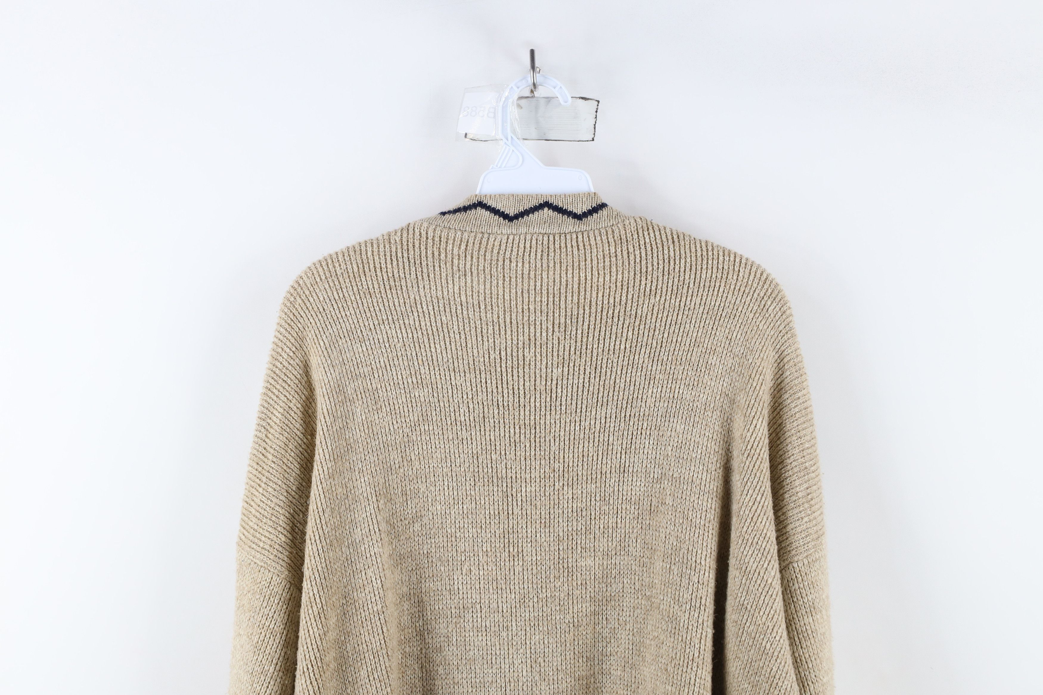 Vintage Vintage 90s Streetwear Fair Isle Knit Tunic Sweater USA Size L / US 10 / IT 46 - 9 Thumbnail