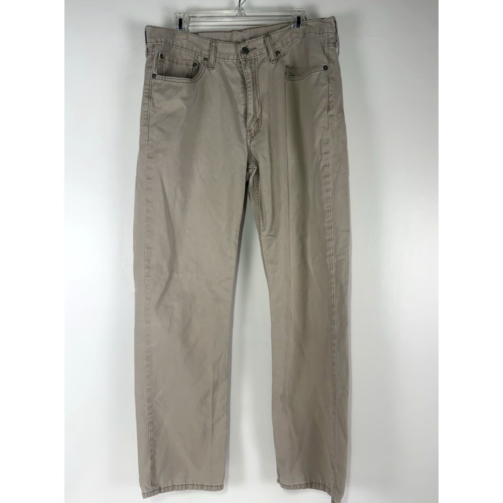 Levi's Levi's Jeans Men 514 Bootcut 36x34 Tan Denim 5-Pocket Regular Fit Size US 36 / EU 52 - 2 Thumbnail