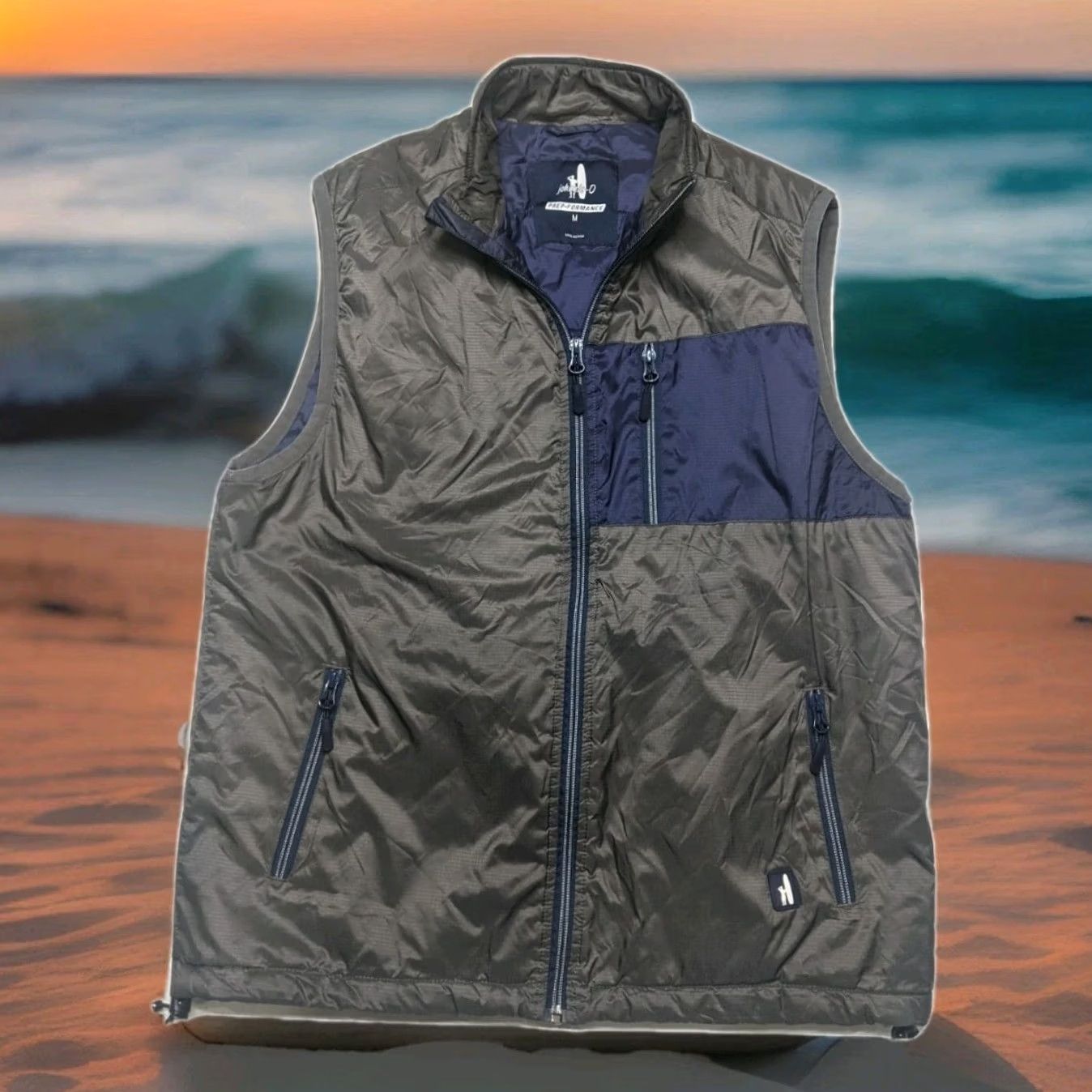 johnnie-O johnnie-O JOHNNIE-0 Vest Jacket MENS MEDIUM GOLF SURF LIGHTWEIGHT INSULATED QUILTED PUFFER Size US M / EU 48-50 / 2 - 5 Thumbnail