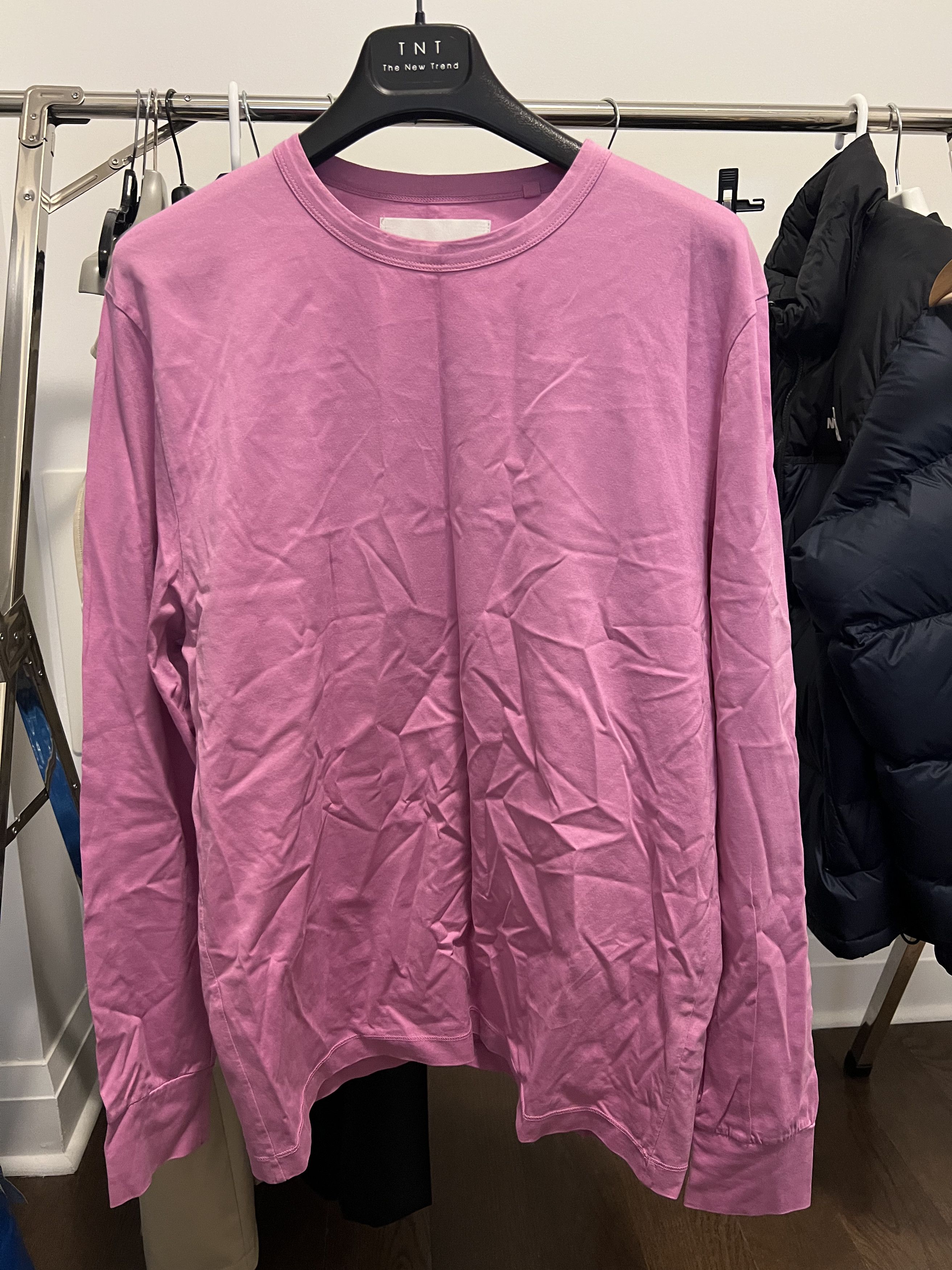 Our Legacy OUR LEGACY Mercerized Cotton T-shirt in Glow Pink Size US M / EU 48-50 / 2 - 1 Thumbnail