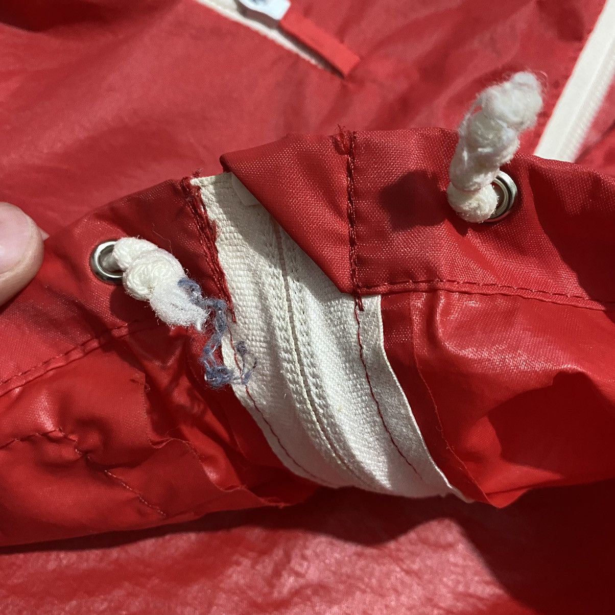 Vintage Rare Vintage 70’s Adidas Ventex Red Raincoat Fullzip Jacket Size US M / EU 48-50 / 2 - 11 Thumbnail