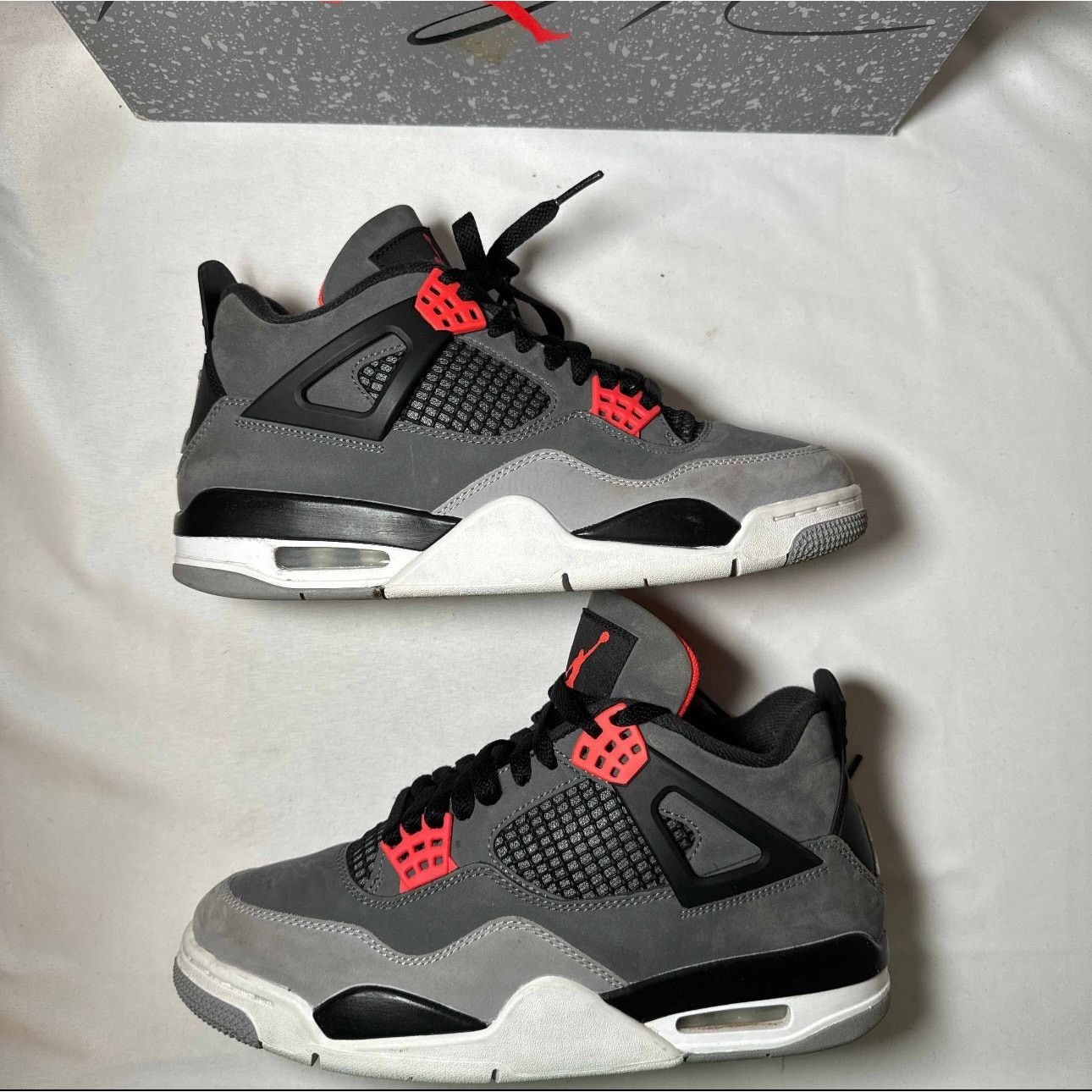 Jordan Brand × Nike Size 8 - Nike Air Jordan 4 Retro Infrared Men's Shoes Size US 8 / EU 41 - 2 Thumbnail