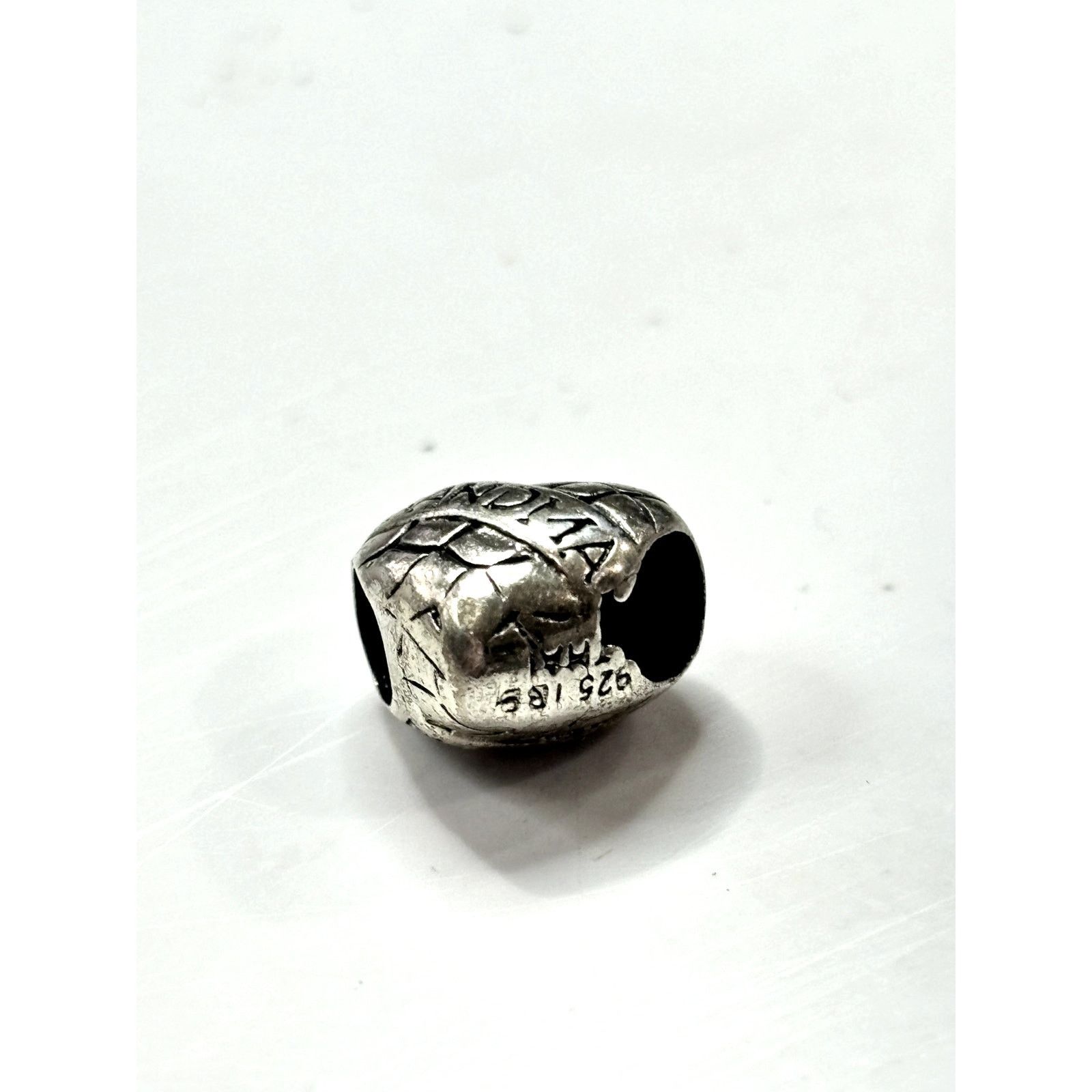Other EUROPEAN BEADS "Grandma" Sterling Silver Heart Bead Size ONE SIZE - 4 Thumbnail