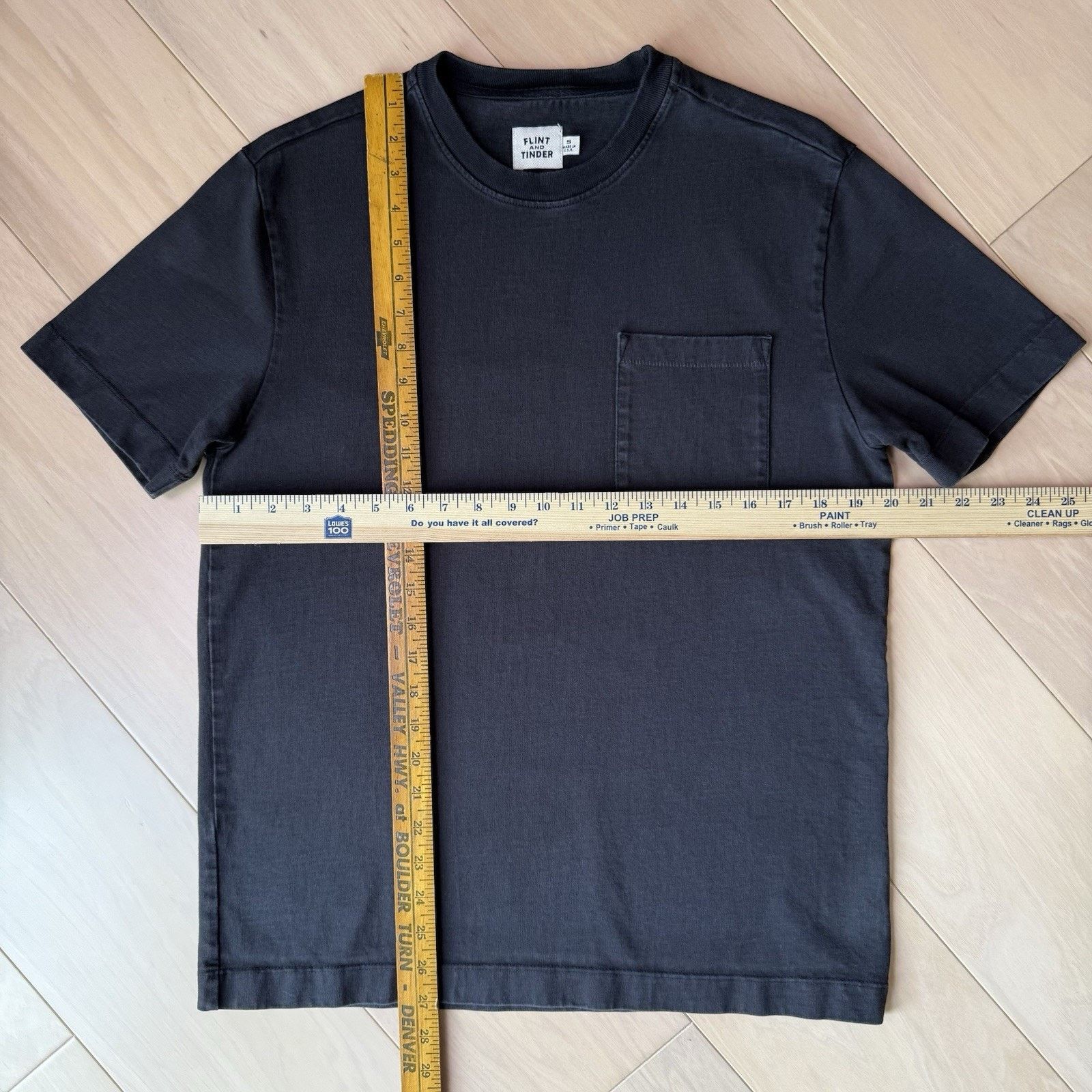 Flint And Tinder Flint and Tinder Shirt Small Black Pocket Tee Made in USA Size US S / EU 44-46 / 1 - 2 Thumbnail