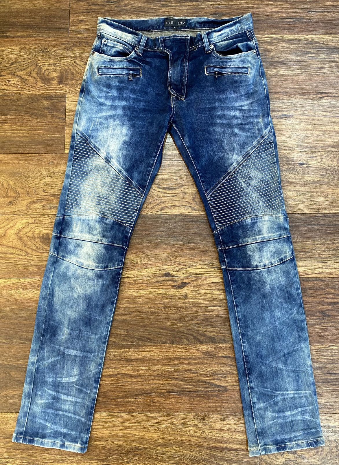 size 32 in the attic bikers jeans