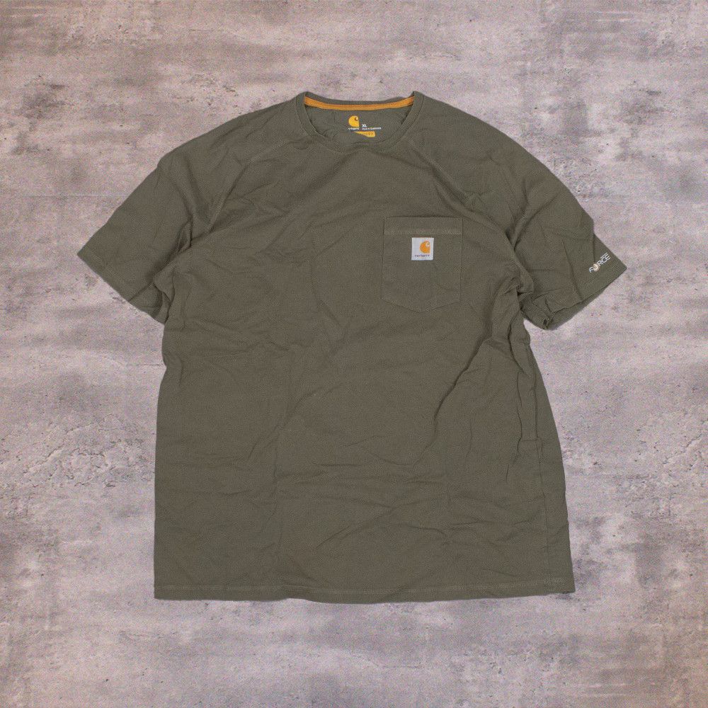 Carhartt Carhartt Forest Green Pocket T-Shirt Size US L / EU 52-54 / 3 - 1 Thumbnail