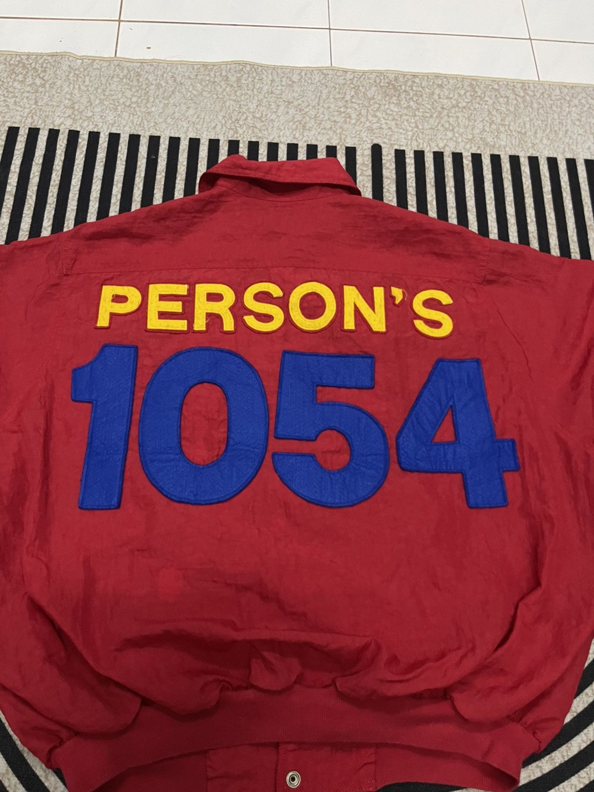 PERSON'S 90s PERSONS 1054 BOMBER LIGHT JACKET BAGGY STYLE Size US L / EU 52-54 / 3 - 11 Thumbnail