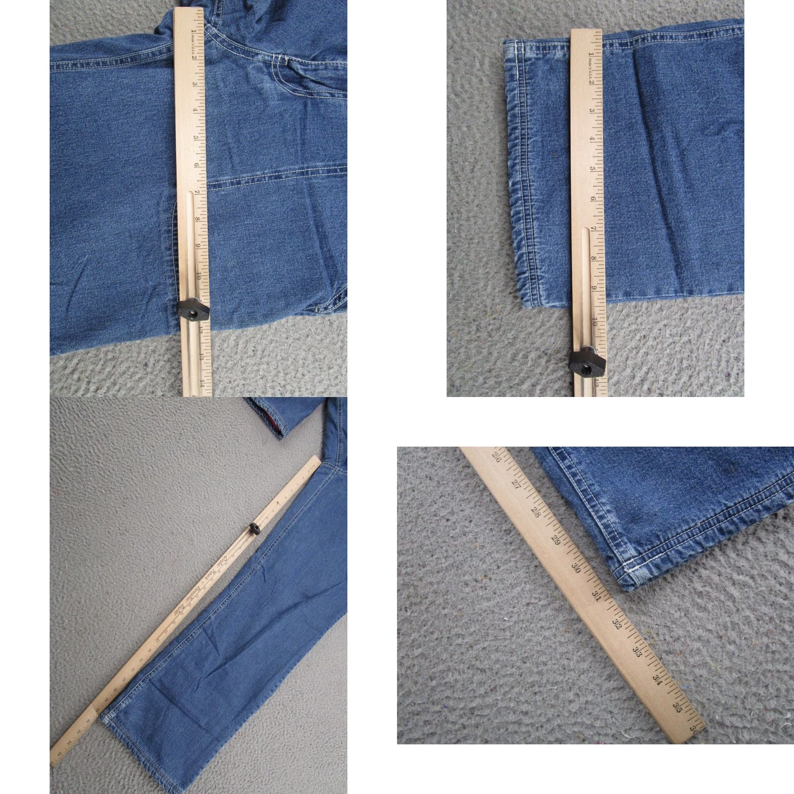 Old Navy VINTAGE Old Navy Jeans 5-Pocket Straight Blue Denim Lined Zip Regular Size 10 Womens 90s Y2K MTG Size 32" / US 10 / IT 46 - 8 Thumbnail