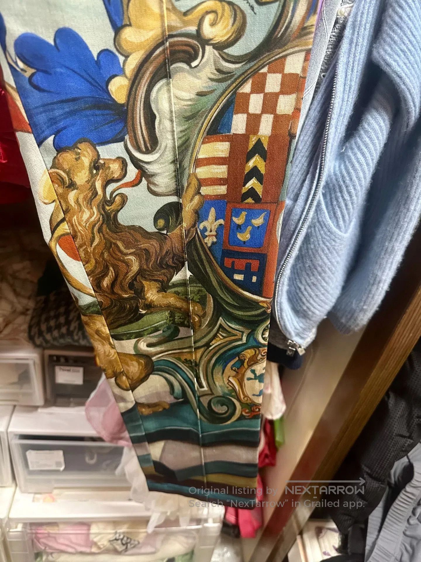 Dolce & Gabbana Dolce & Gabbana Wool Lion Track Pants. Size US 28 / EU 44 - 6 Thumbnail