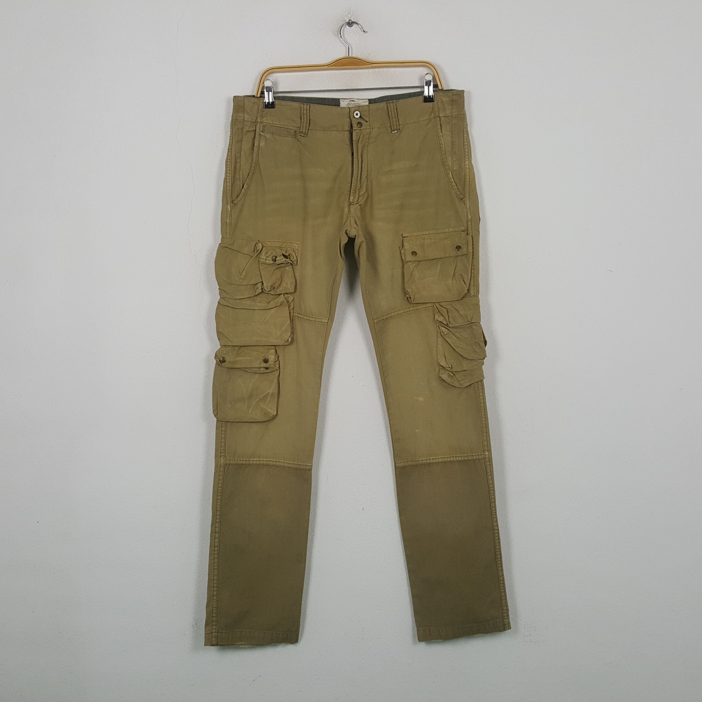 Prps Vintage Prps Goods & Co Japanese Brand Cargo Jeans RR23 Size US 36 / EU 52 - 1 Thumbnail