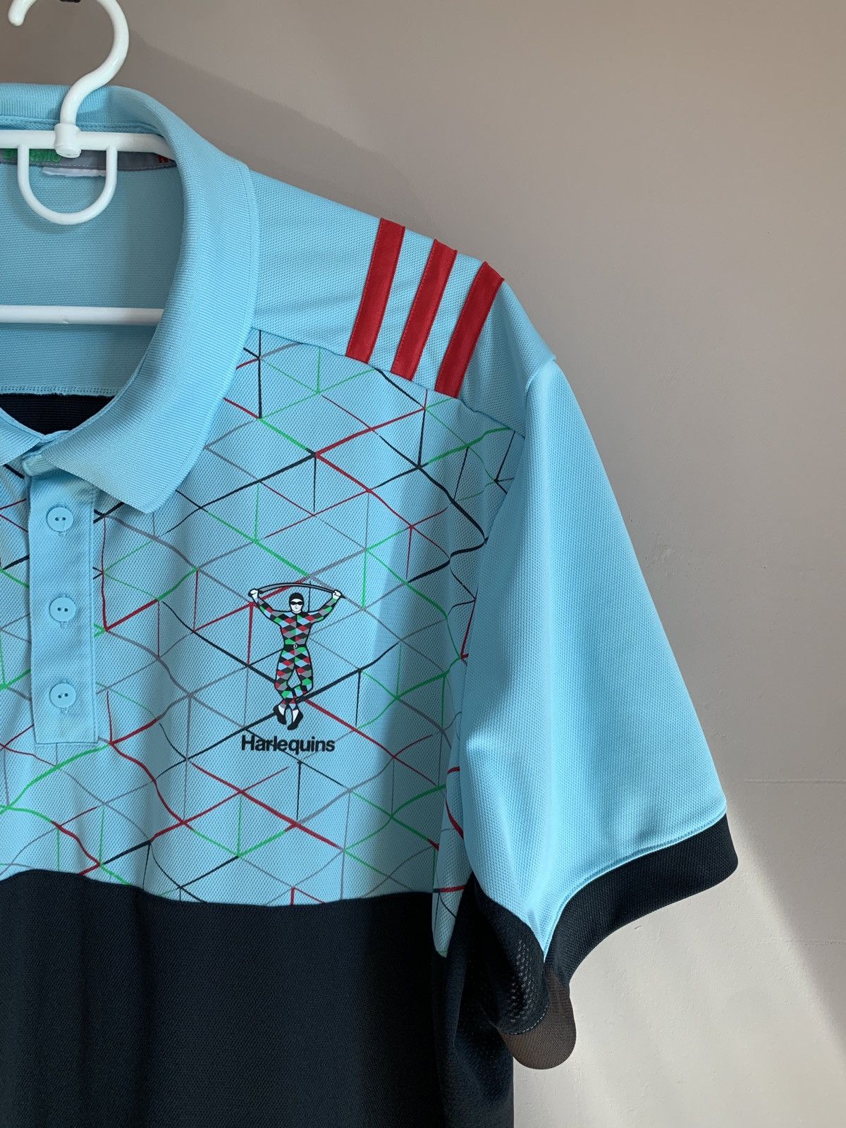 Adidas Harlequins Polo Rugby Union Shirt Adidas Jersey Size XL Size US XL / EU 56 / 4 - 4 Thumbnail