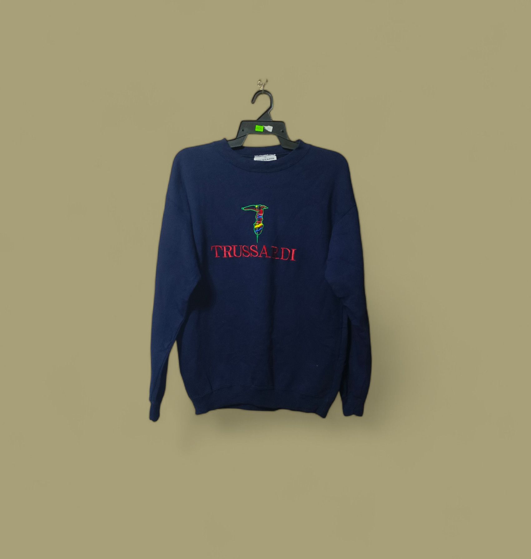 Trussardi × Vintage Trussardi vintage sweatshirt Size US L / EU 52-54 / 3 - 1 Thumbnail