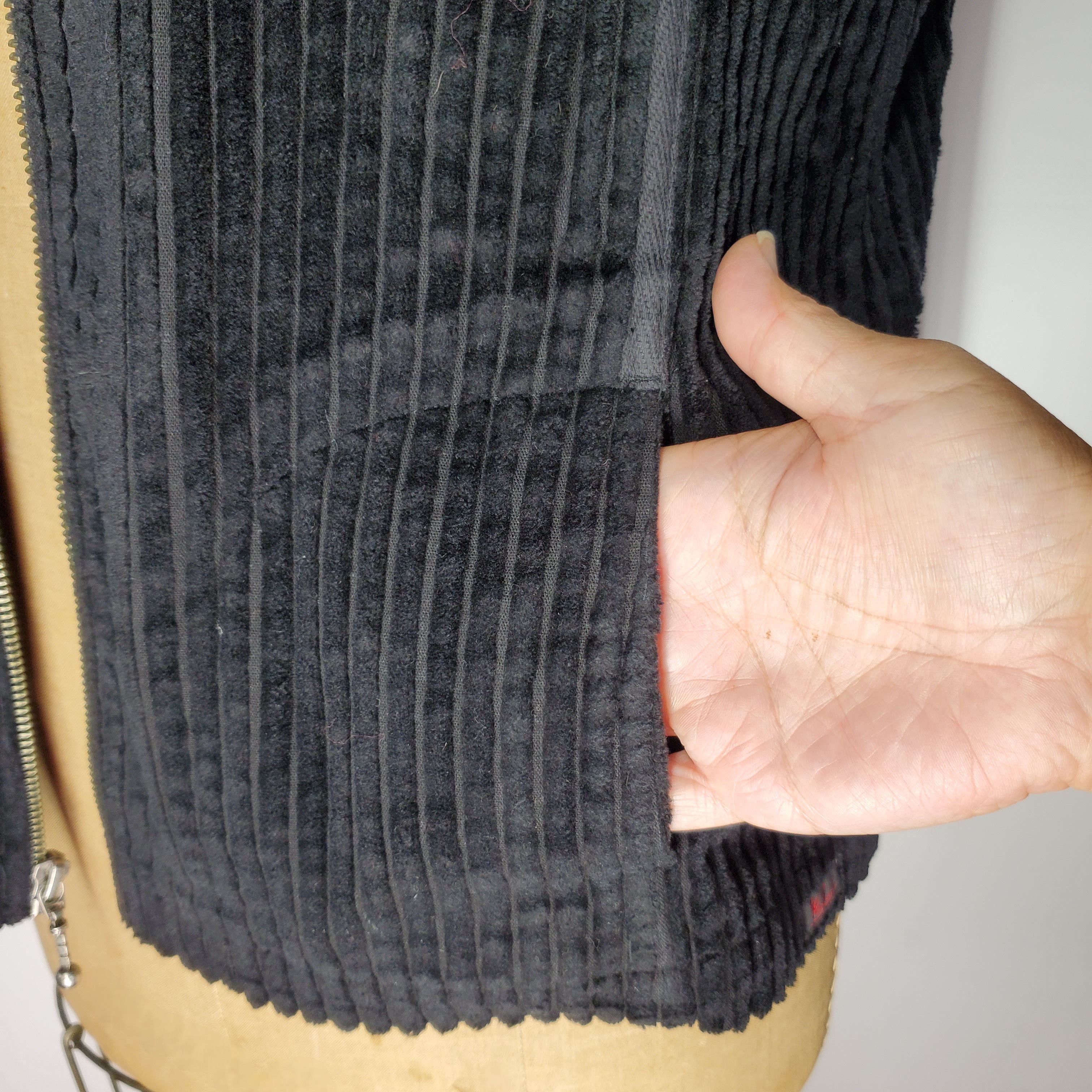 Woolrich Woolen Mills Woolrich Size L Chenille Corduroy Black Brass Zipper Pockets Size L / US 10 / IT 46 - 6 Thumbnail
