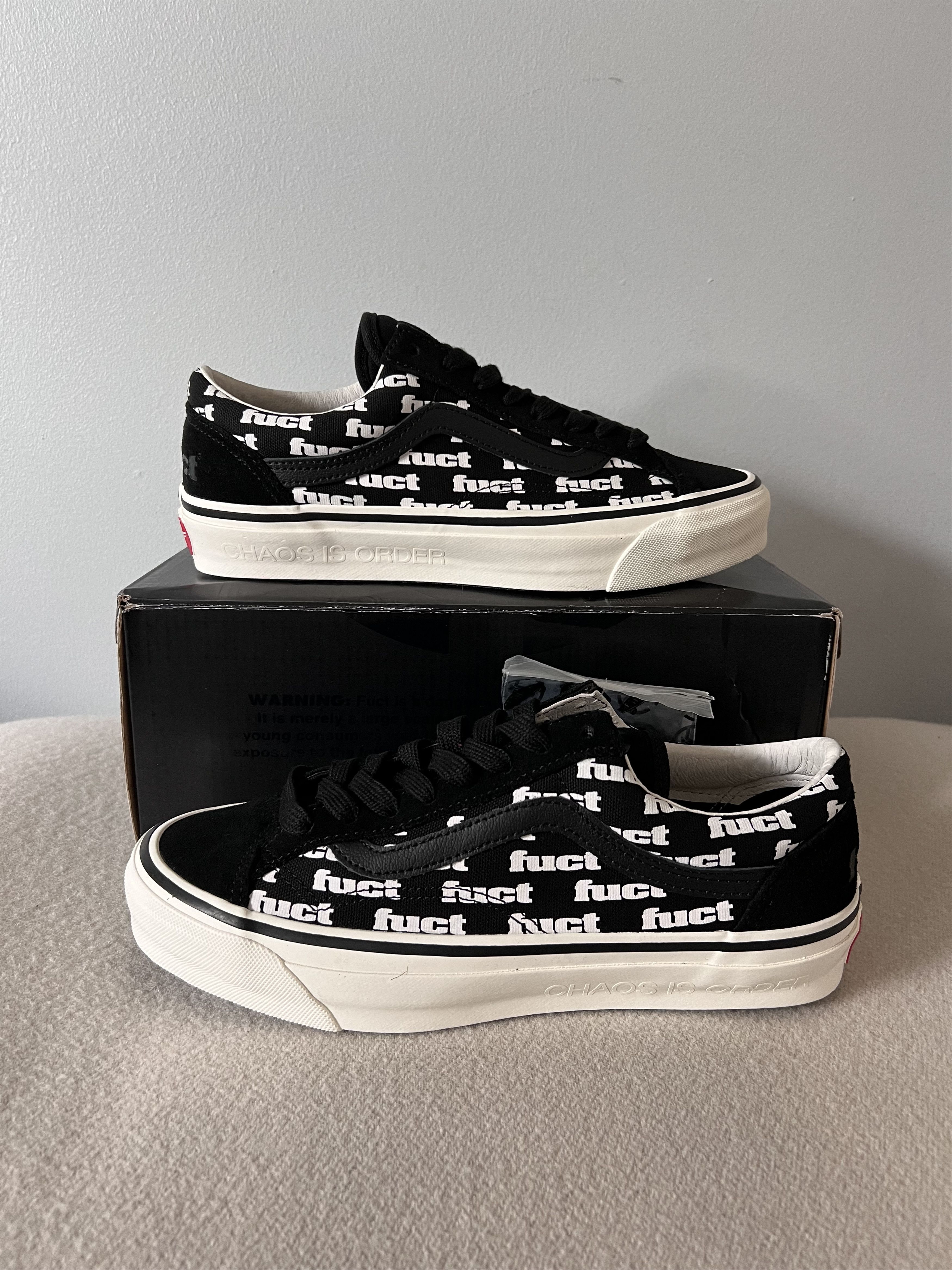 FUCT × Slam Jam × Vans Fuct Vans Lx Old Skool Reissue 36 in Black Size US 8 / EU 41 - 2 Thumbnail