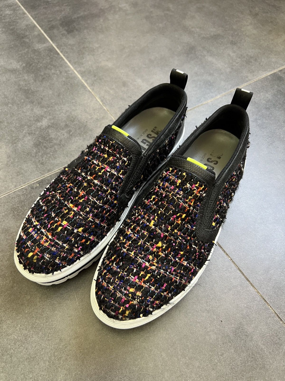 MSGM Chanel tweed style MSGM platform slip on Espadrilles Size US 8 / EU 41 - 1 Thumbnail