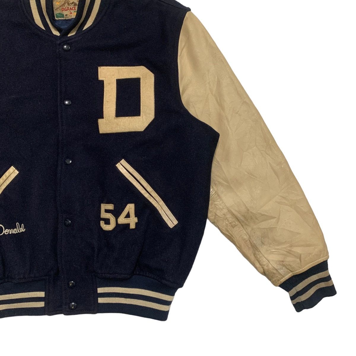 Japanese Brand Vintage D. Grace Calif Hocket Varsity Jacket Size US L / EU 52-54 / 3 - 7 Thumbnail