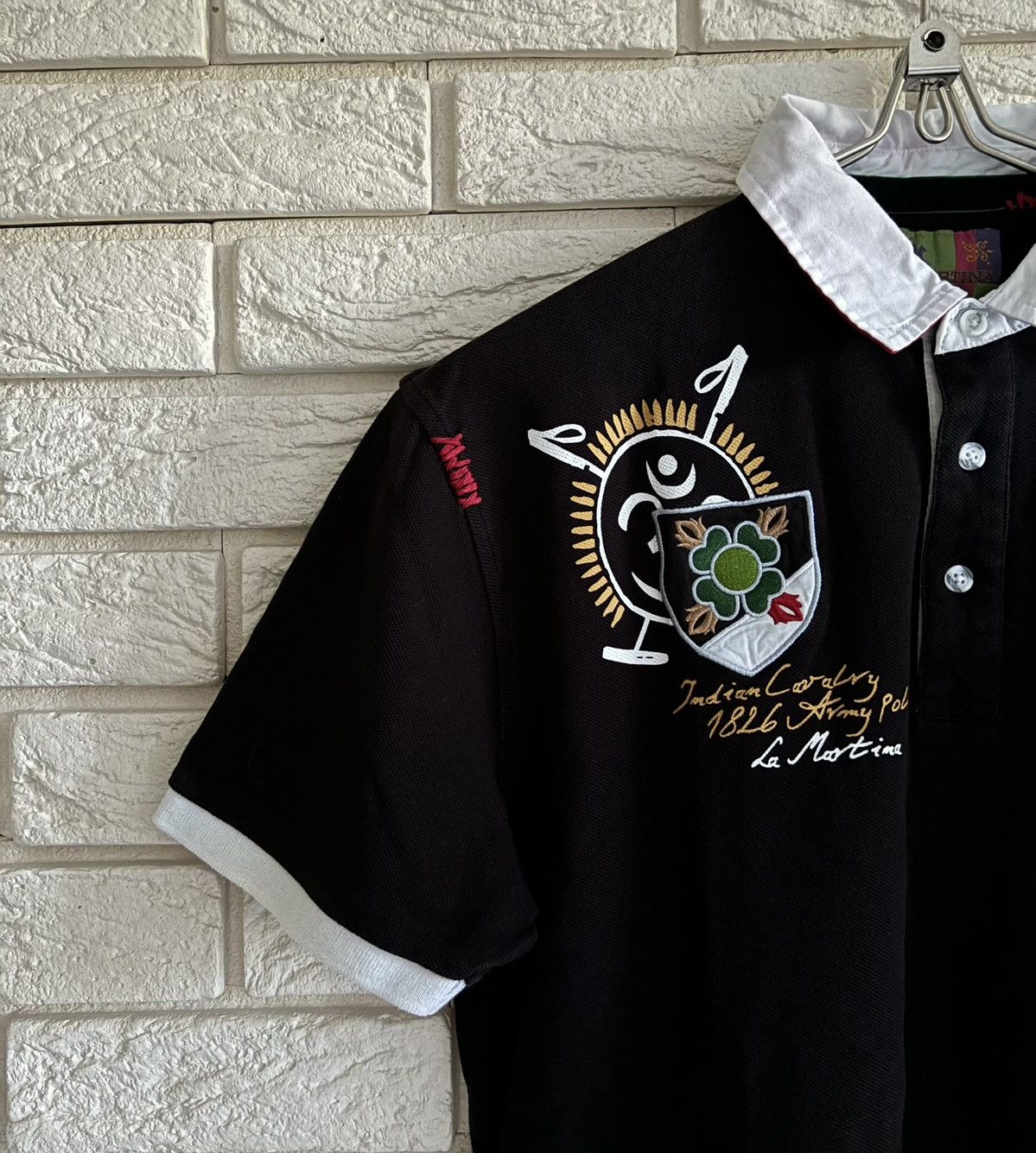 La Martina × Vintage Polo La Martina Army Indian Country Style Ralph Lauren Size US L / EU 52-54 / 3 - 2 Thumbnail