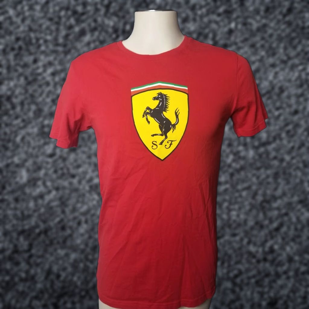 Ferrari Ferrari Scuderia Mens S Classic T Shirt Red Size US S / EU 44-46 / 1 - 1 Thumbnail