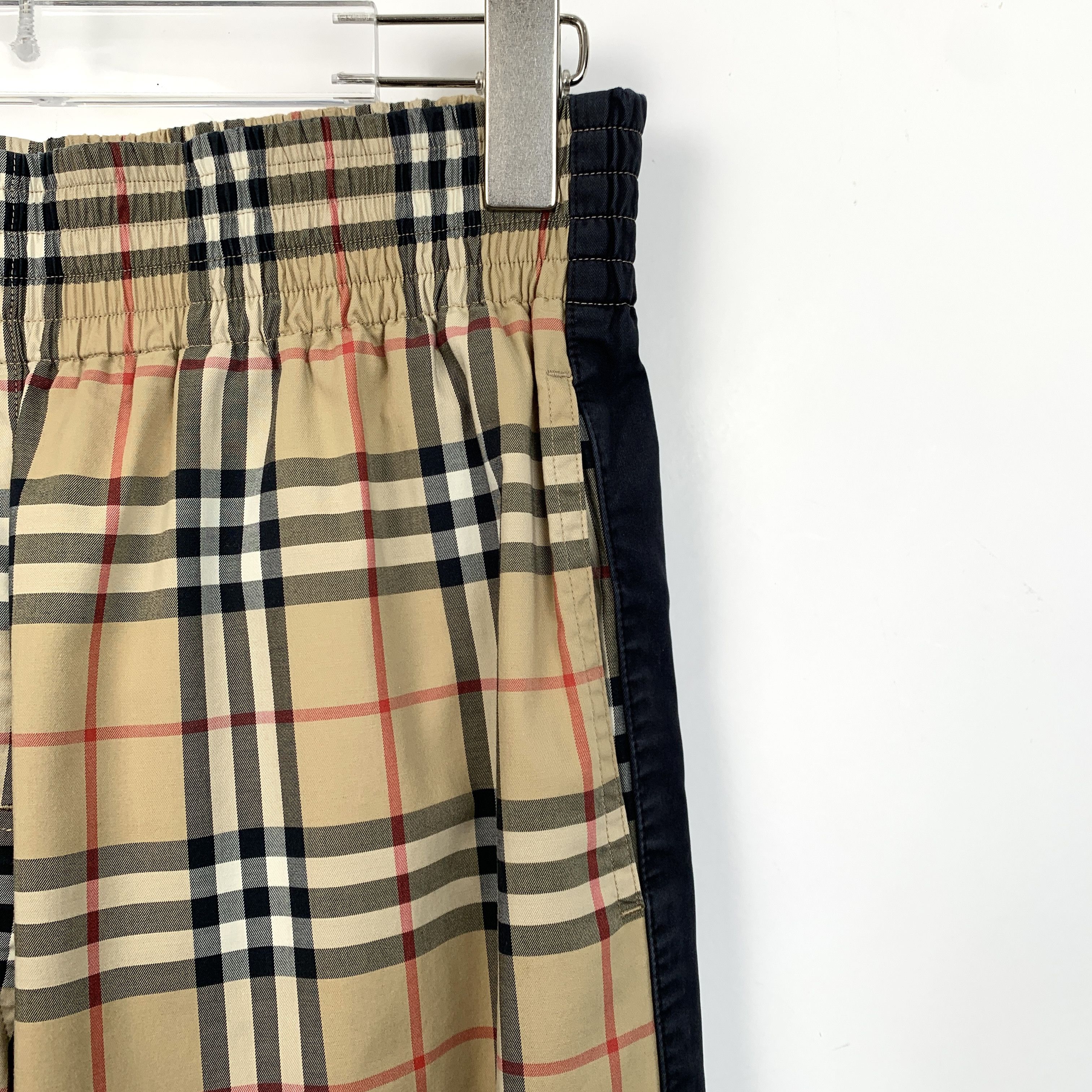 Burberry Burberry Brown Check Cotton Wide-Leg Pants (Size XS) Size 36" / US 14 / IT 50 - 10 Thumbnail