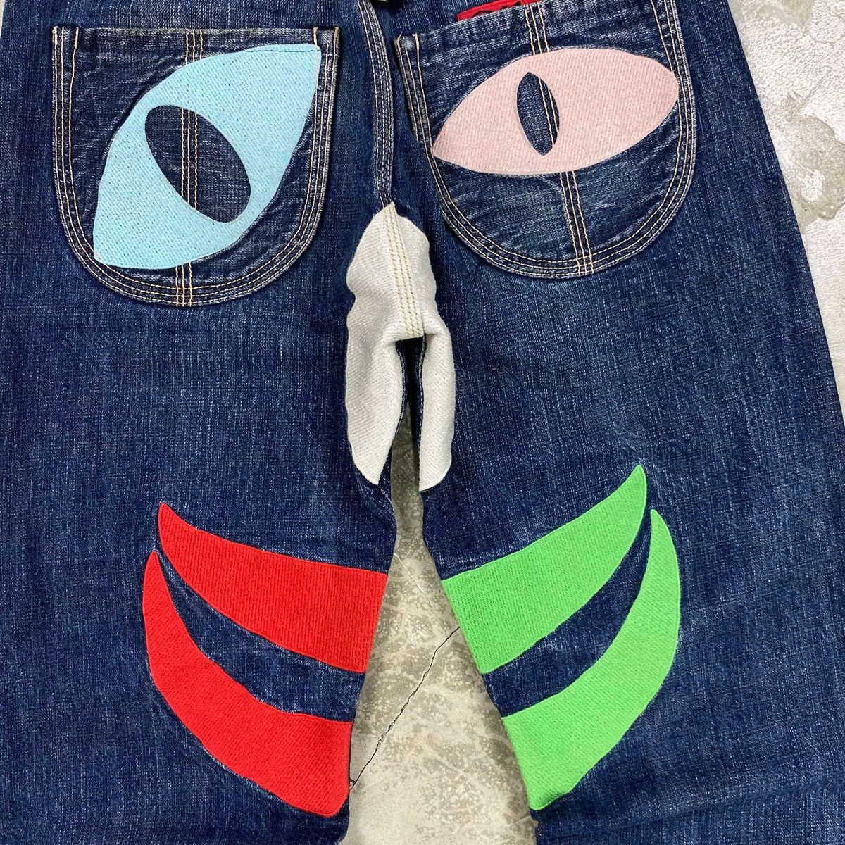 Evisu Rare Vintage Lot. 0018 Evisu Yamane Faces Selvedge Jeans Size US 32 / EU 48 - 7 Thumbnail