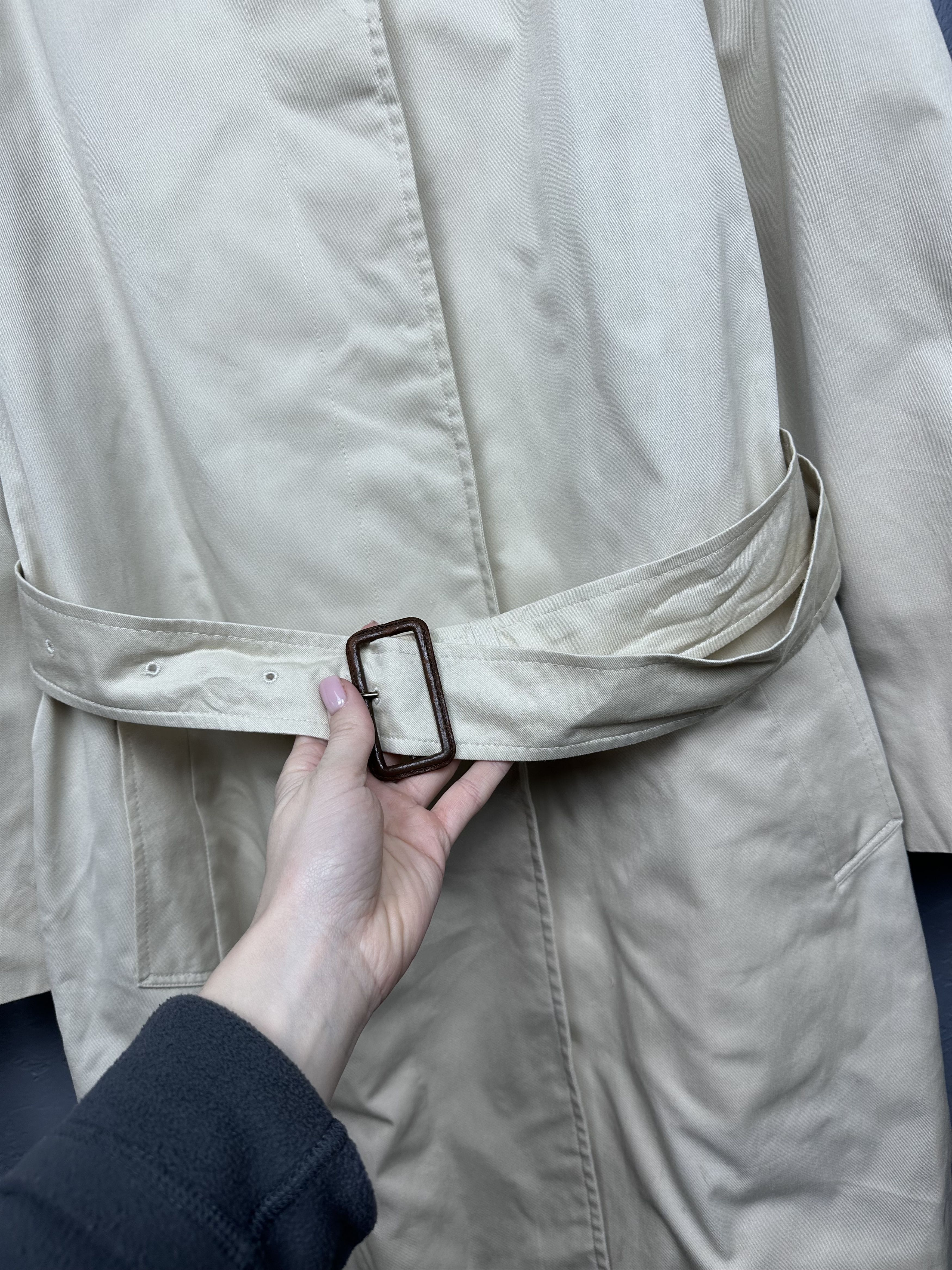 Aquascutum × Vintage Aquascutum Vintage Womens Trench Coat Jacket Size L / US 10 / IT 46 - 3 Thumbnail