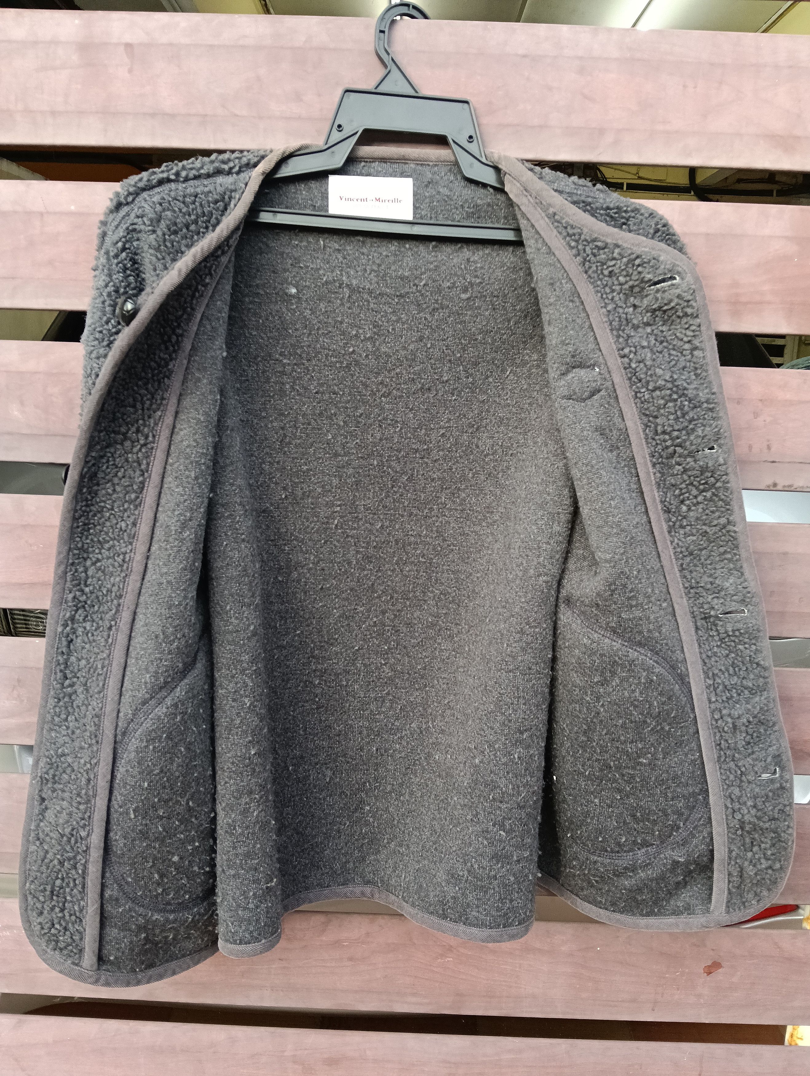 Japanese Brand Vincent et Mireille Digoin France fleece jacket. Size US M / EU 48-50 / 2 - 3 Thumbnail