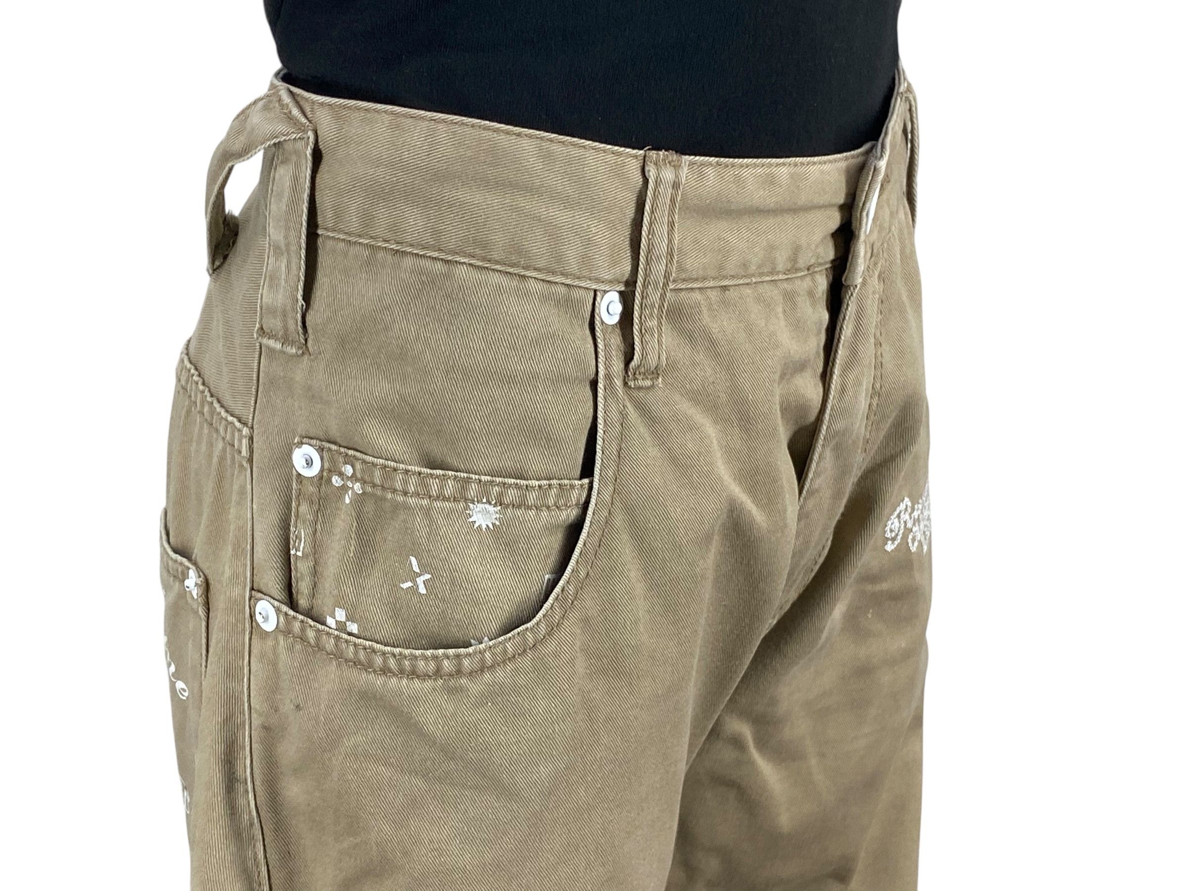 Japanese Brand Rimaster Pants Printed Loose Pants Size US 31 - 5 Thumbnail