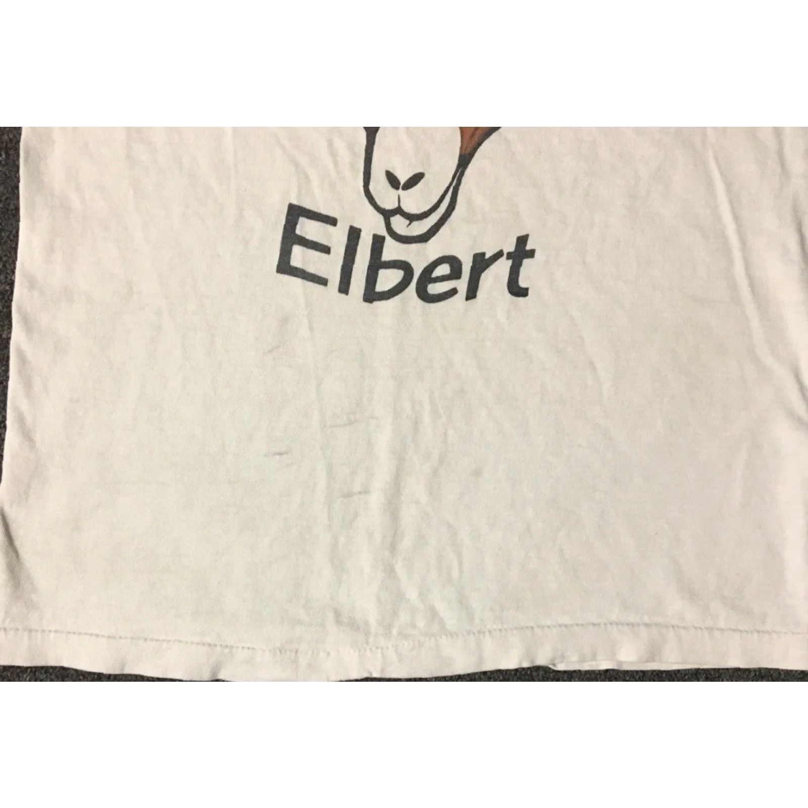 Champion VINTAGE Champion Shirt XS USA Blue Bar Elbert School Rams Faded 70s 80s Grunge Vintage 70s Champion Shirt USA Rams School Bar Blue Elbert White Size US XS / EU 42 / 0 - 4 Thumbnail