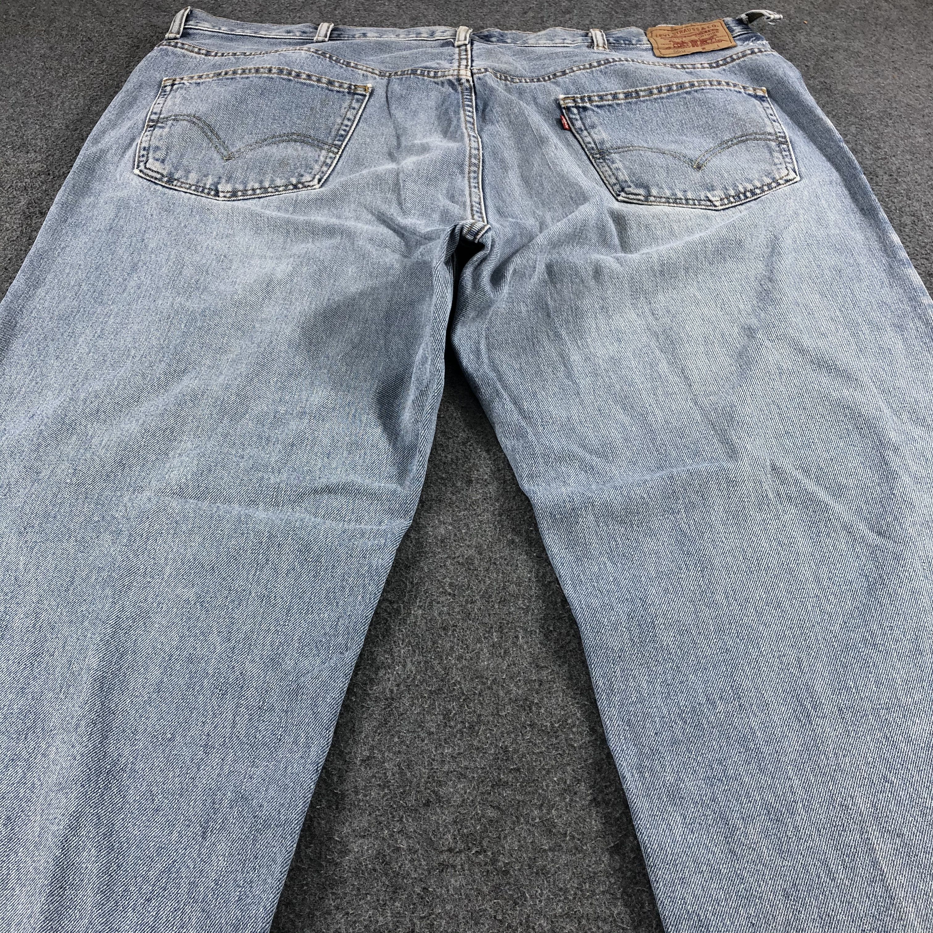 Levi's Vintage 90s Light Wash Levis 550 Jeans-J1223 Size US 44 / EU 60 - 4 Thumbnail