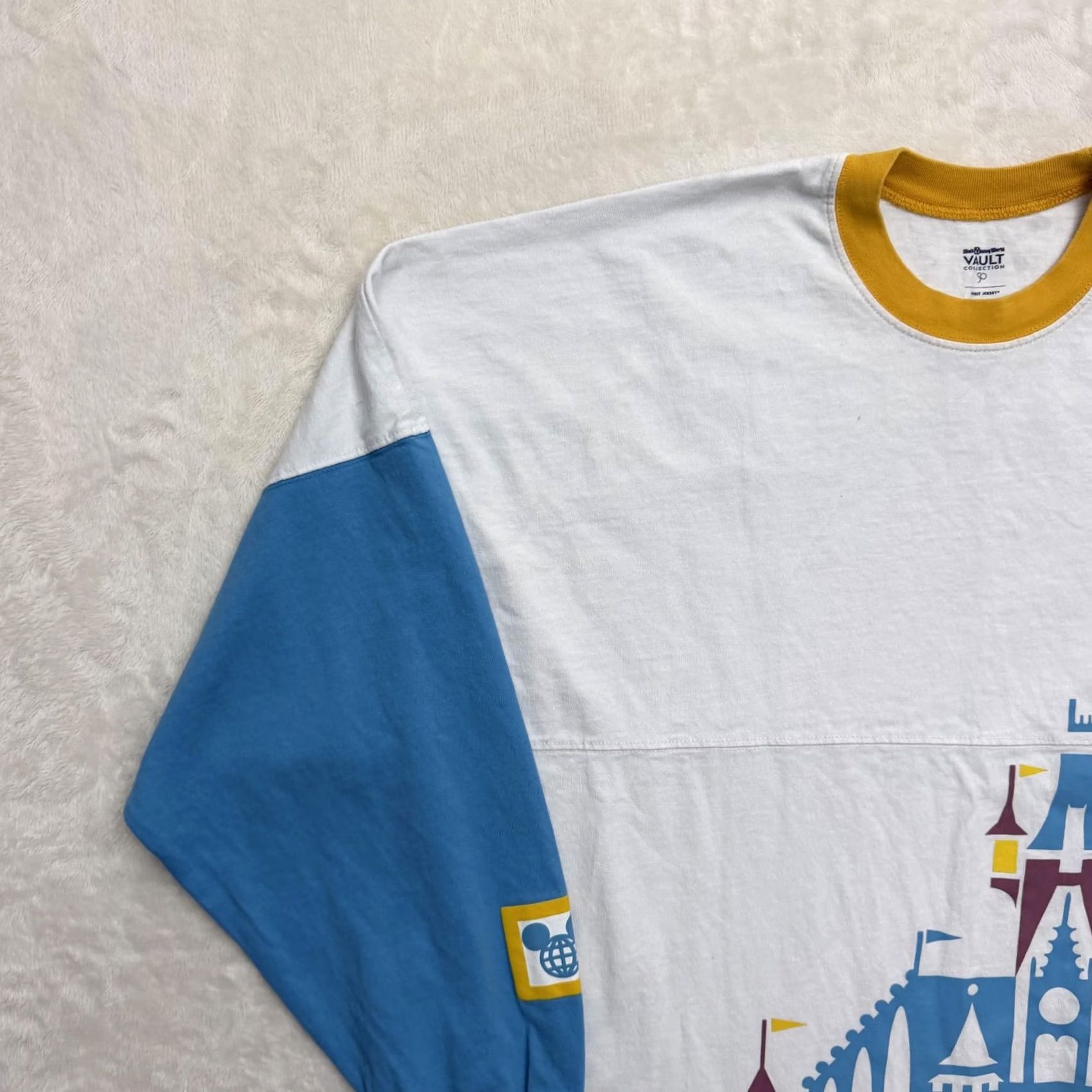 Disney VINTAGE Walt Disney World Vault Spirit Jersey Shirt Unisex Adults XXL Blue Castle Magic Size XXL / US 16-18 / IT 52-54 - 6 Thumbnail
